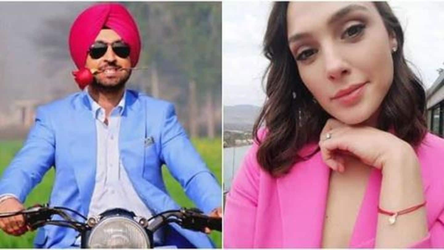 Diljit Dosanjh asks Gal Gadot to make "Gobi wale Pranthe"