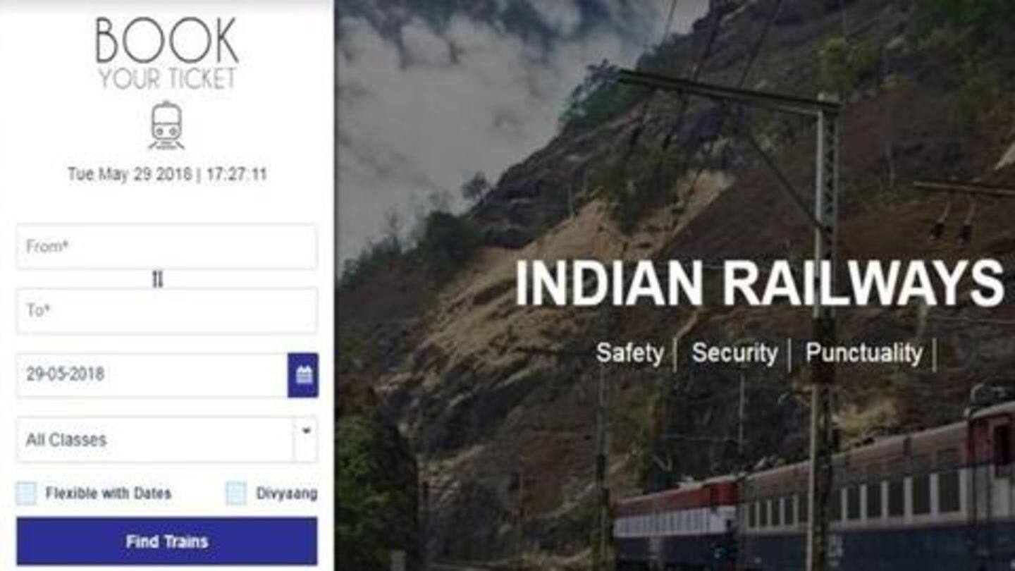 Indian Railways: 7 advanced features on the new IRCTC website