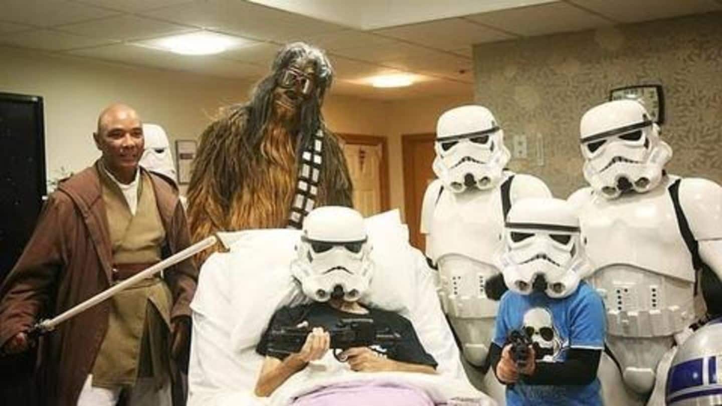 Dying fan gets to watch 'Star Wars' before official release