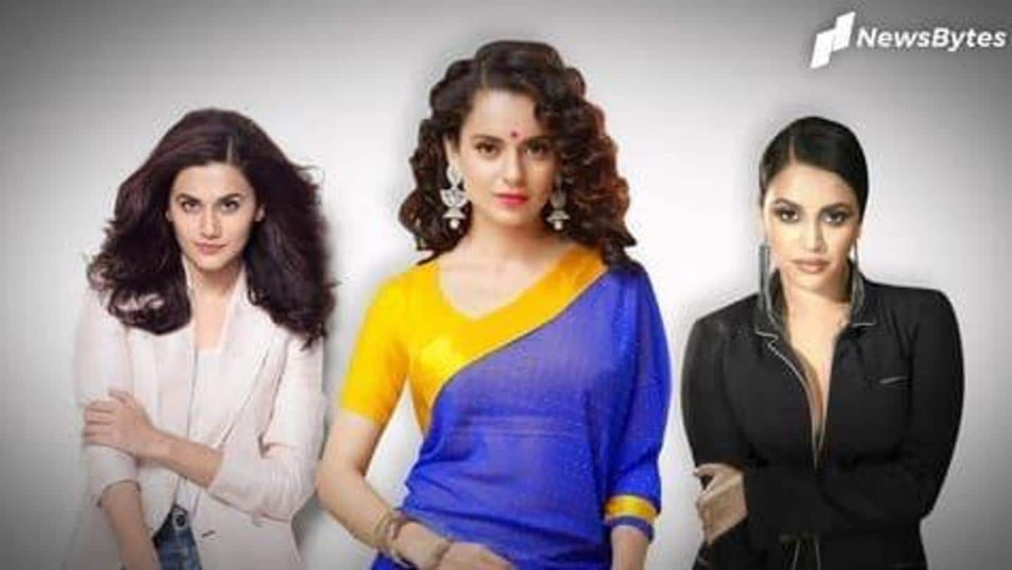 Recently, Kangana attacked fellow actors; they hit back Recently, Kangana attacked fellow actors; they hit back