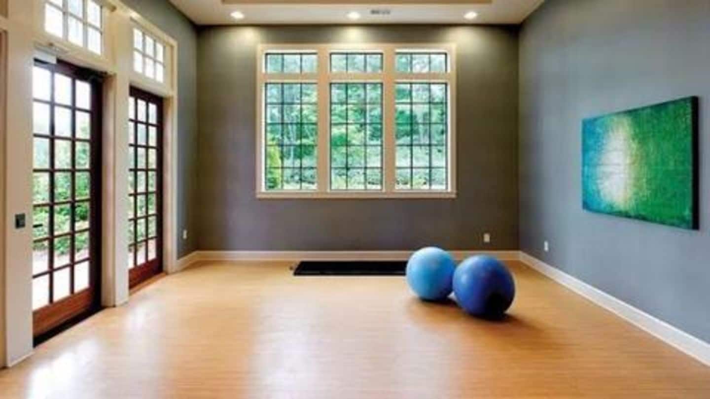Here's how you can create a Yoga studio at home