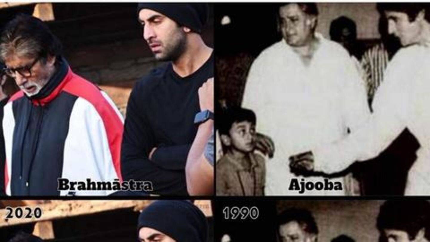 A couple of days back, Bachchan shared pictures with Ranbir A couple of days back, Bachchan shared pictures with Ranbir