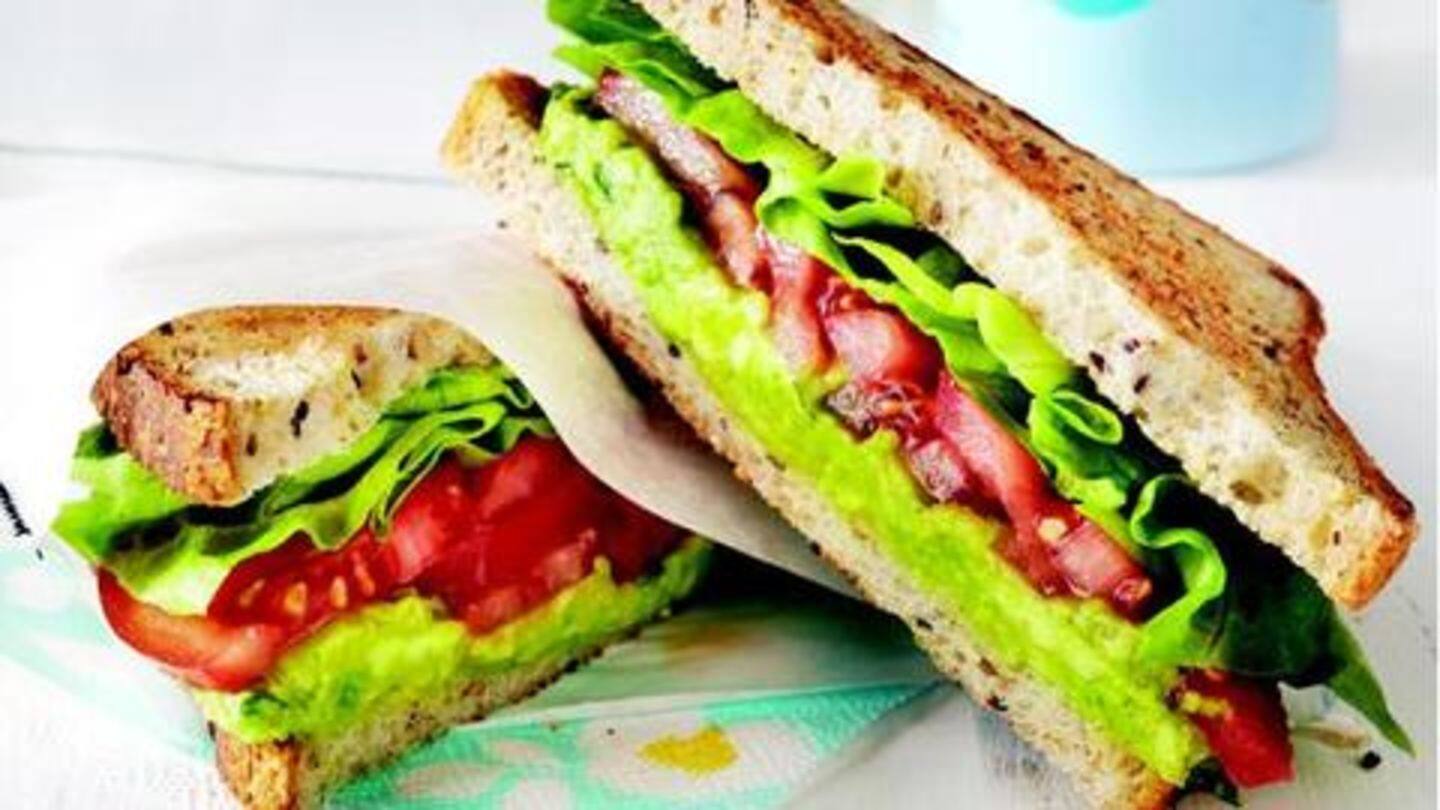 Avocado Lettuce Tomato (ALT) sandwich: Filling and wholesome Avocado Lettuce Tomato (ALT) sandwich: Filling and wholesome