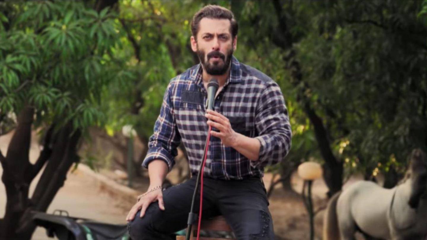 Salman recently filmed three songs at his farmhouse Salman recently filmed three songs at his farmhouse