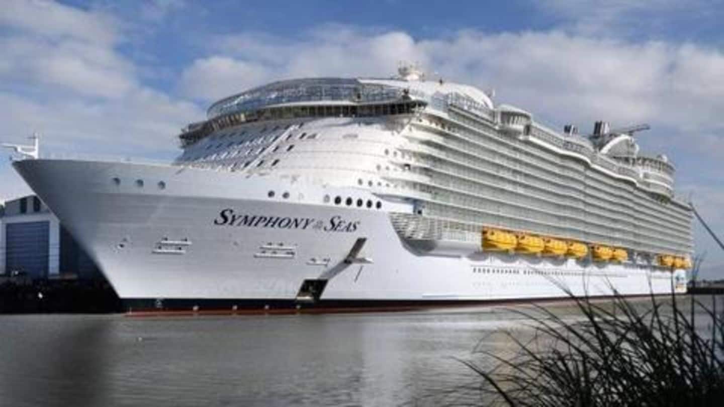 Symphony of the Seas: The largest cruise ship globally Symphony of the Seas: The largest cruise ship globally