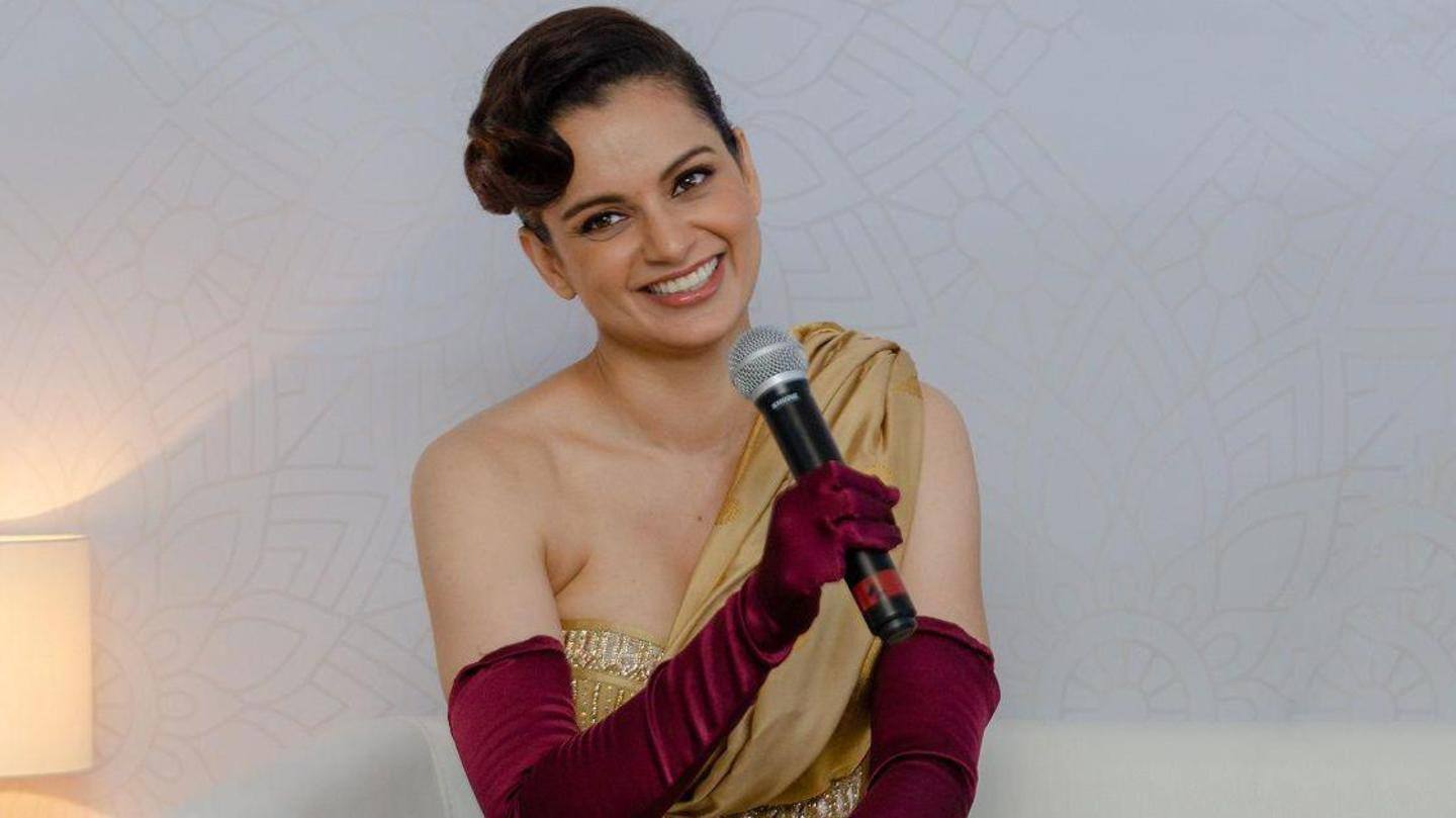 Earlier today, Kangana was granted Y-plus security Earlier today, Kangana was granted Y-plus security