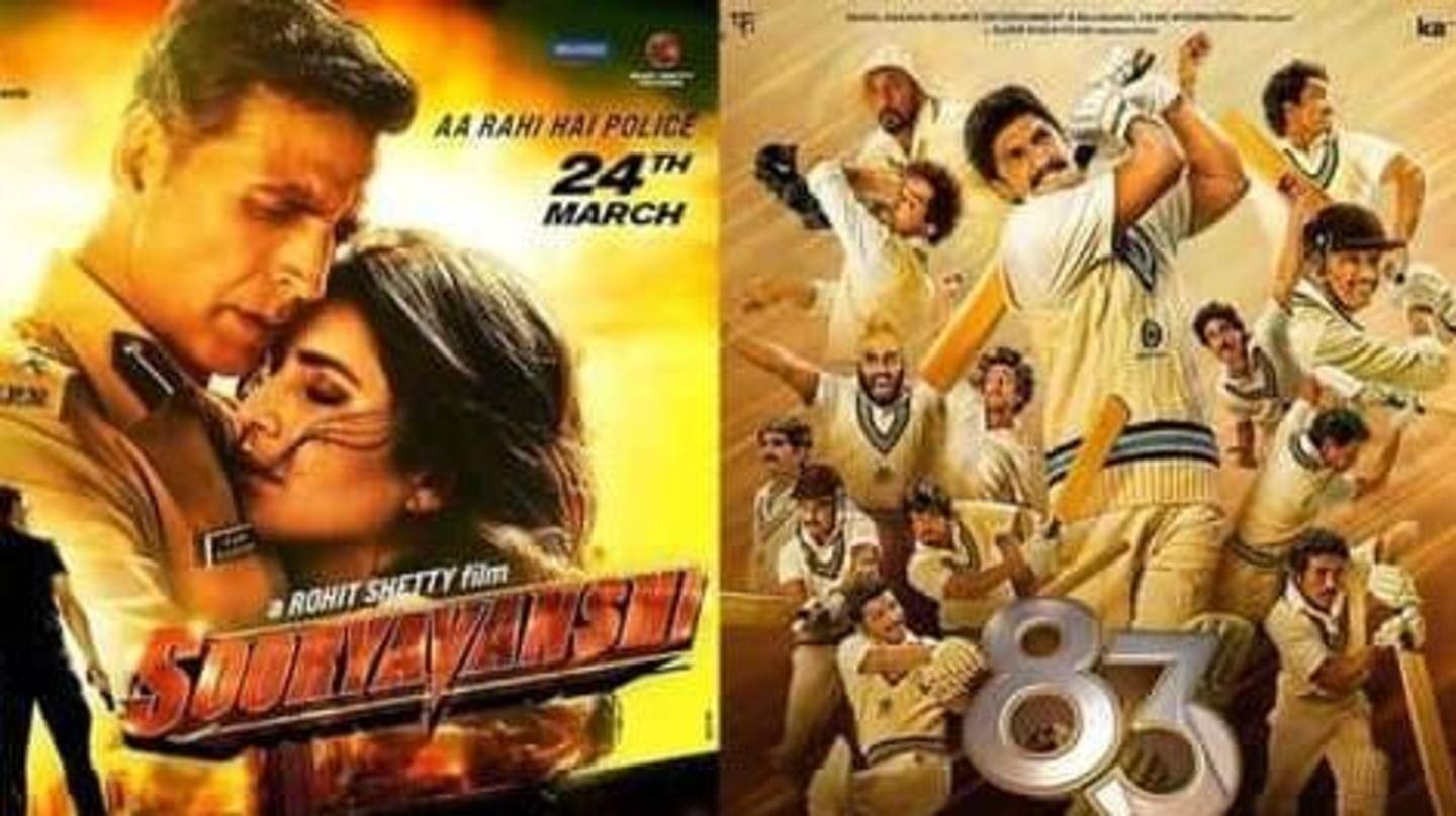 'Sooryavanshi' and '83' may also go the digital way 'Sooryavanshi' and '83' may also go the digital way