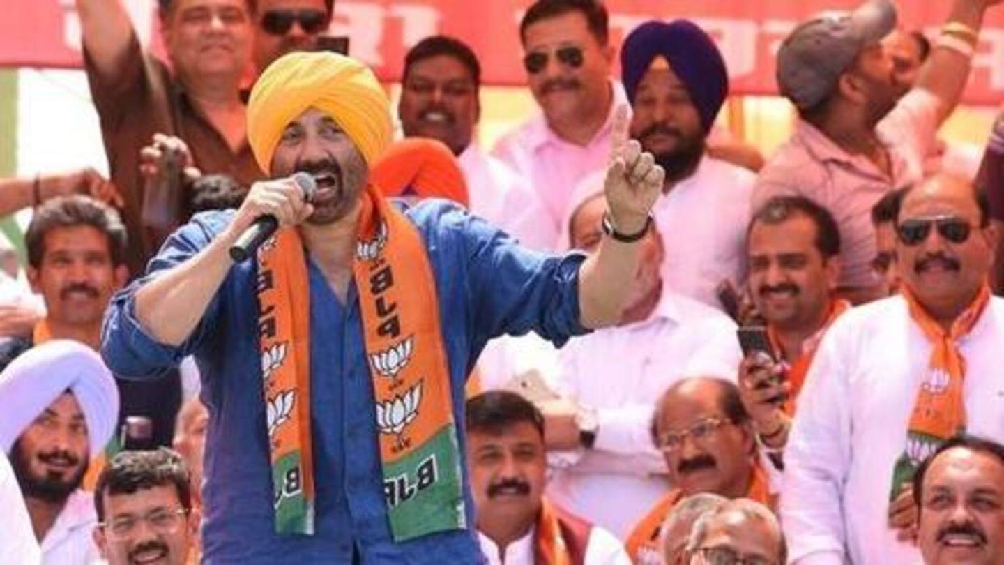 Sunny Deol also threw his hat into politics last year Sunny Deol also threw his hat into politics last year