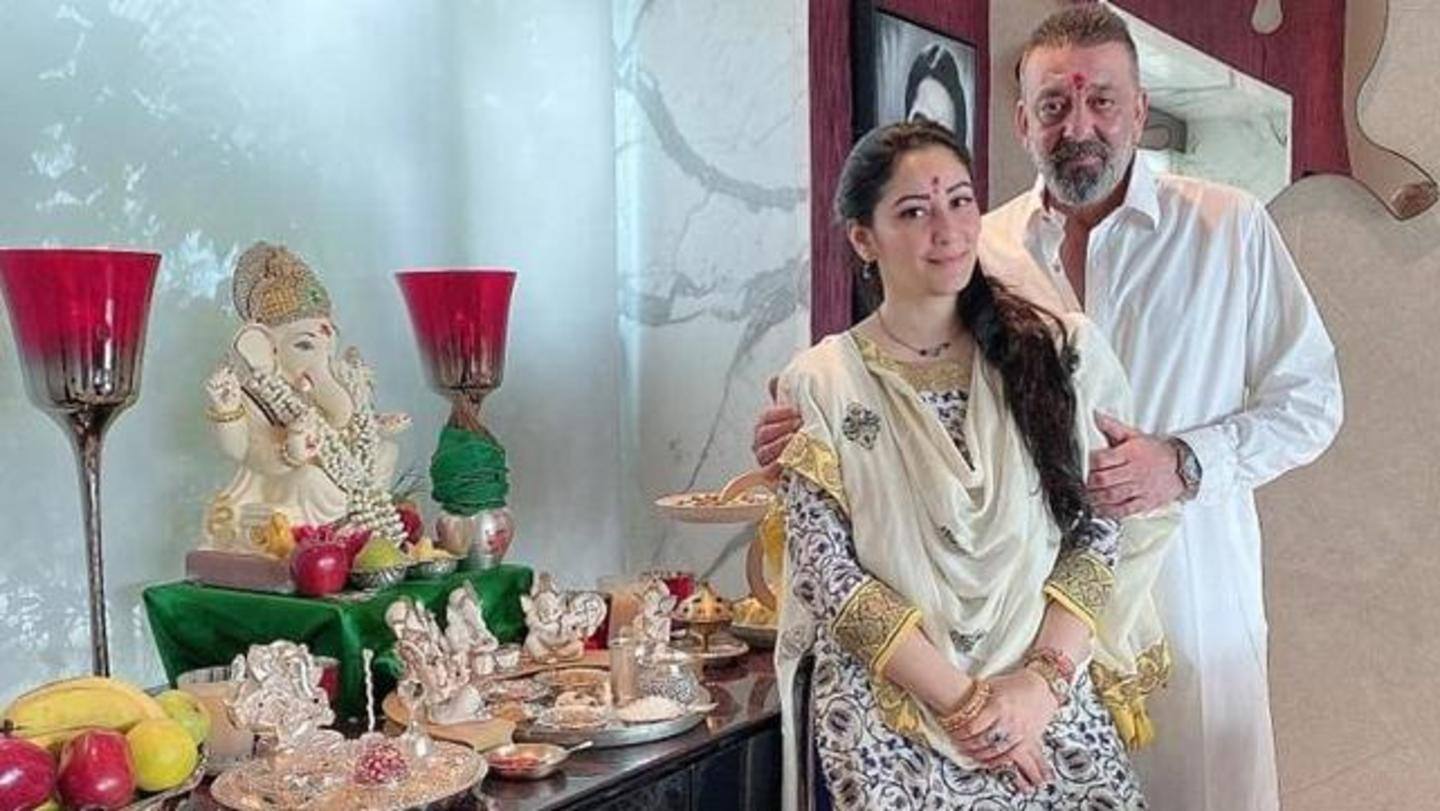 Dutt, reportedly battling cancer, seeks Ganesha's blessings Dutt, reportedly battling cancer, seeks Ganesha's blessings