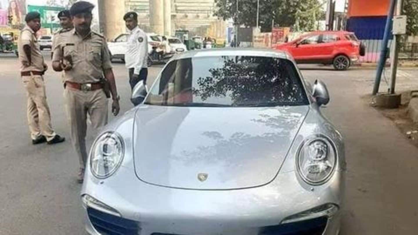 Porsche owner fined Rs. 9.8 lakh for flouting traffic rules
