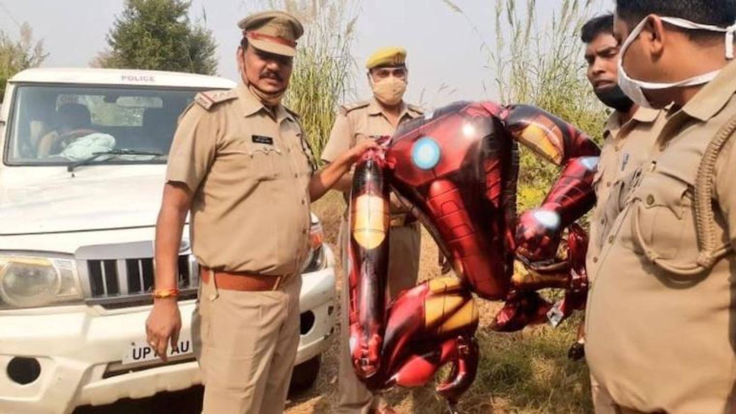 Iron Man balloon triggers fears of alien invasion in UP
