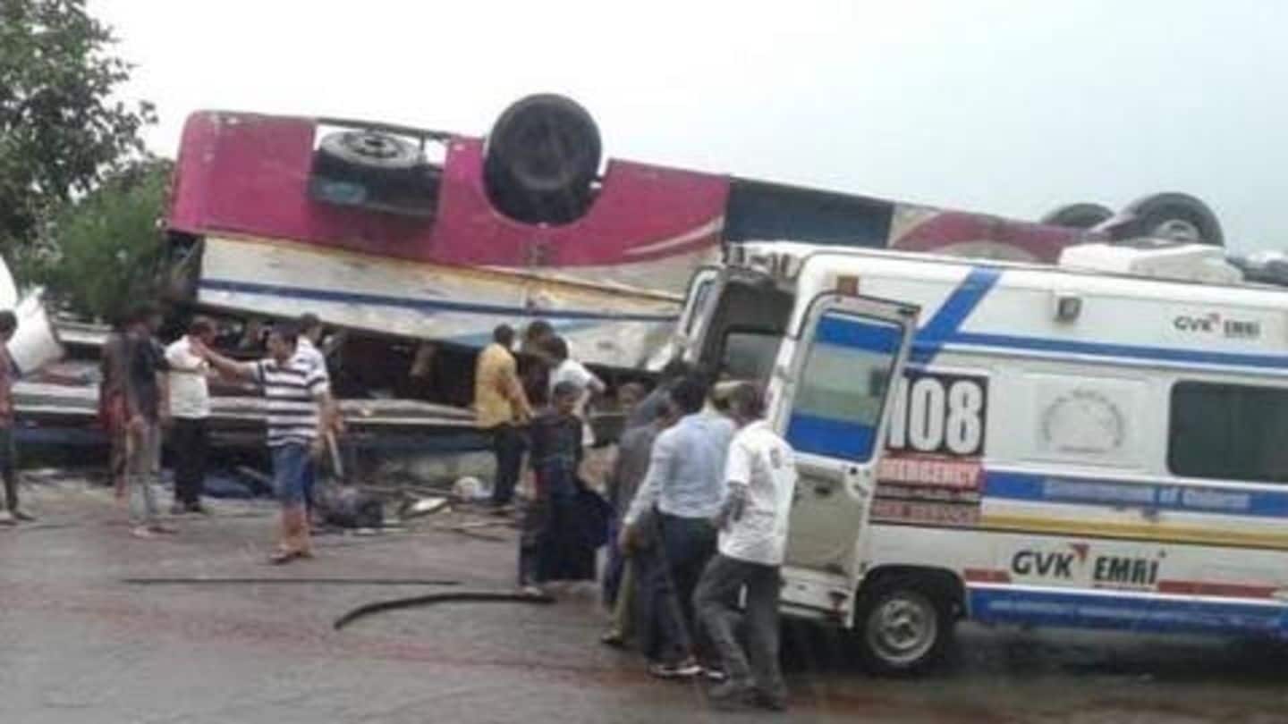 Gujarat: 21 dead as bus overturns; PM expresses grief