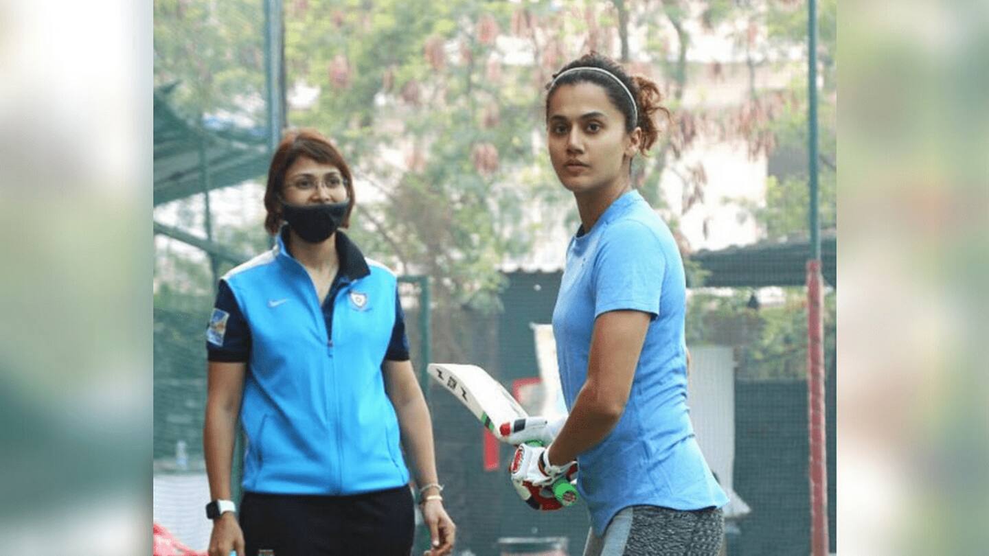 Taapsee begins training for Mithali Raj biopic 'Shabaash Mithu'