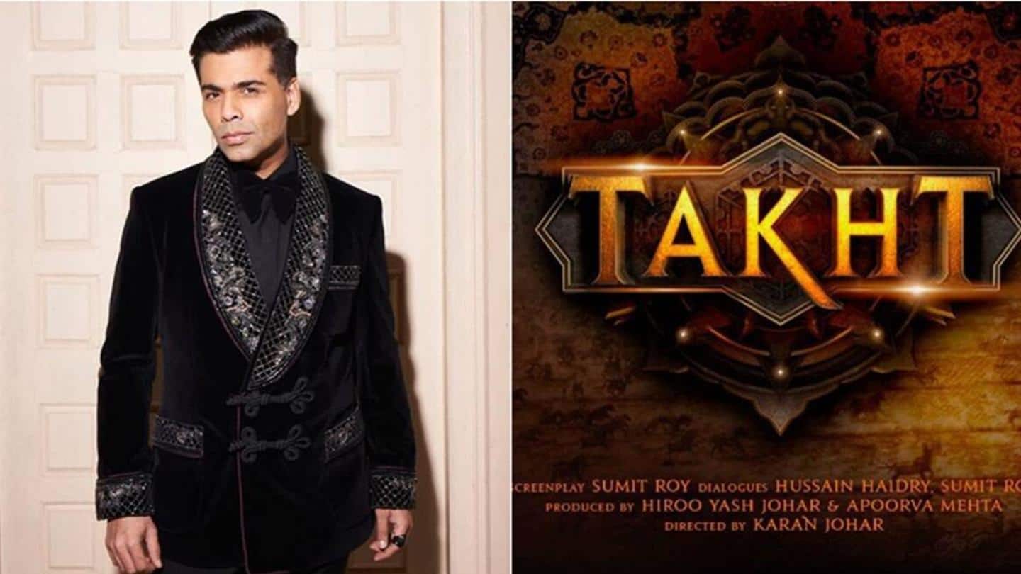 Just delayed: Karan Johar confirms 'Takht' has not been shelved