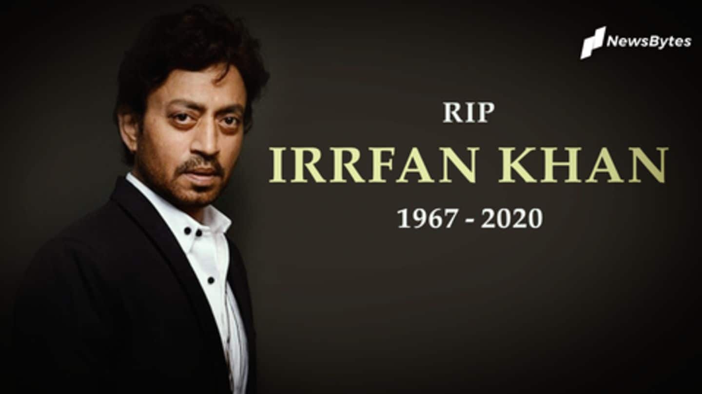 RIP Irrfan Khan: Film personalities and politicians pay tribute