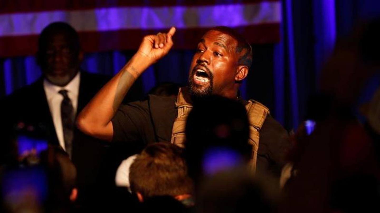 Recently, Kanye gave a chaotic campaign speech Recently, Kanye gave a chaotic campaign speech