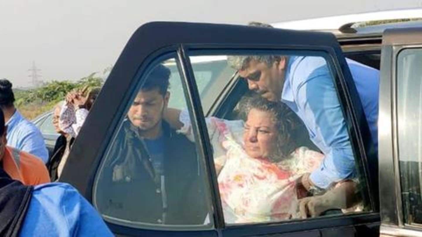 Not long ago, Shabana Azmi met with a major accident Not long ago, Shabana Azmi met with a major accident