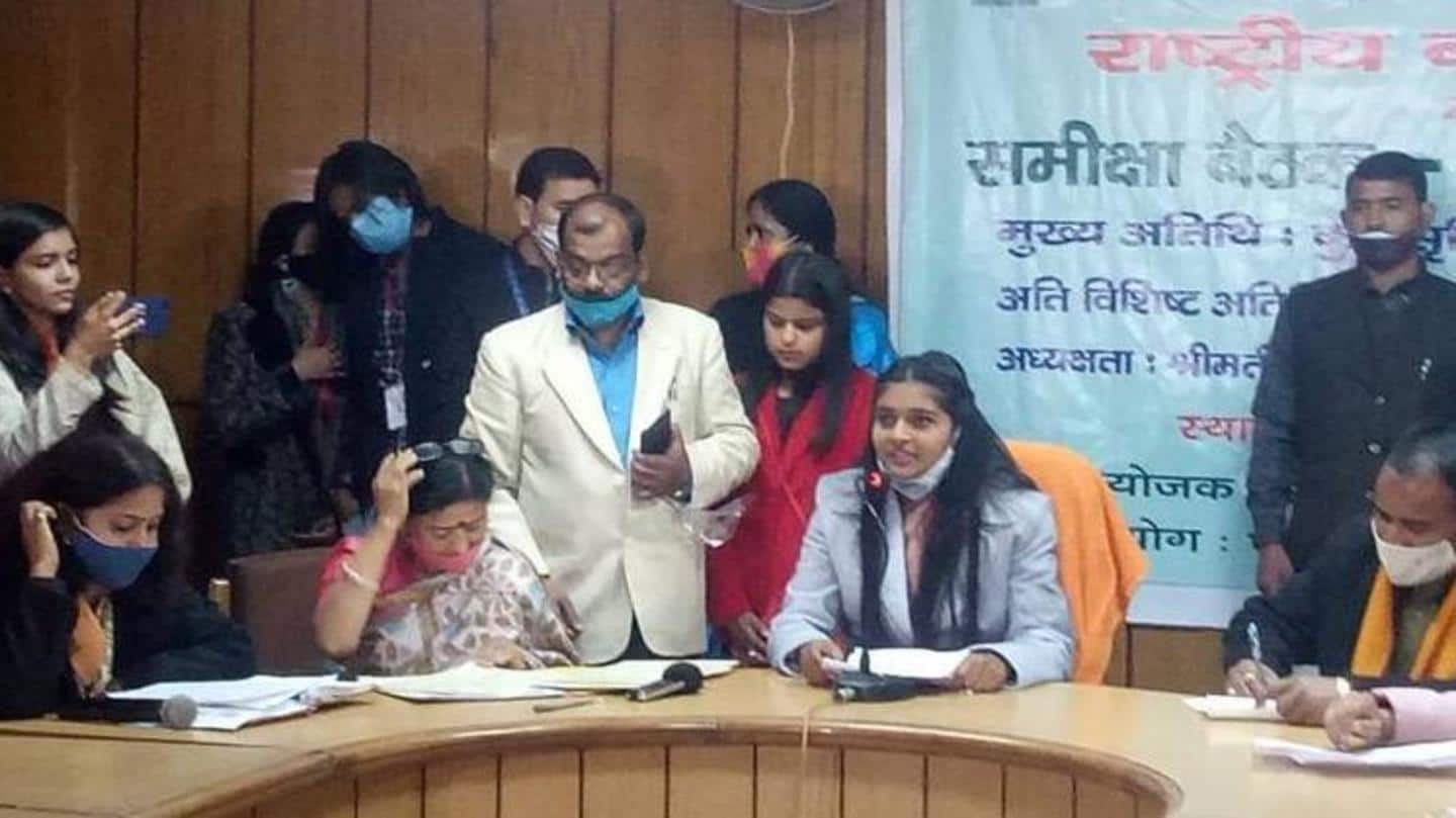 20-year-old Srishti Goswami is Uttarakhand's CM for one day | NewsBytes