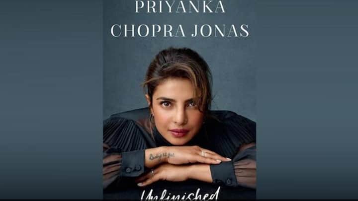 Priyanka Chopra unveils cover of her memoir, 'Unfinished'