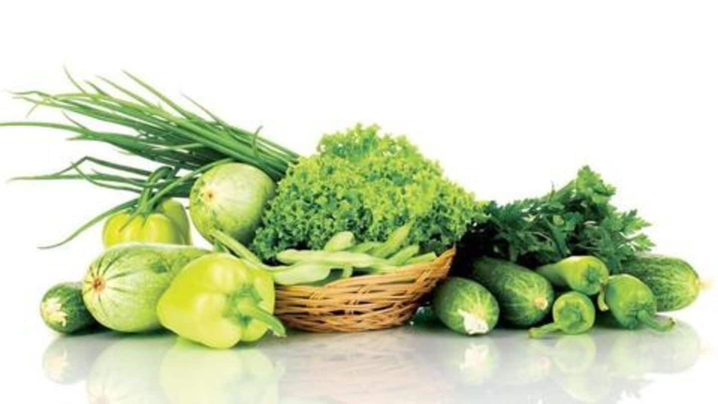 Green vegetables: They are rich in potassium, iron, and vitamins Green vegetables: They are rich in potassium, iron, and vitamins