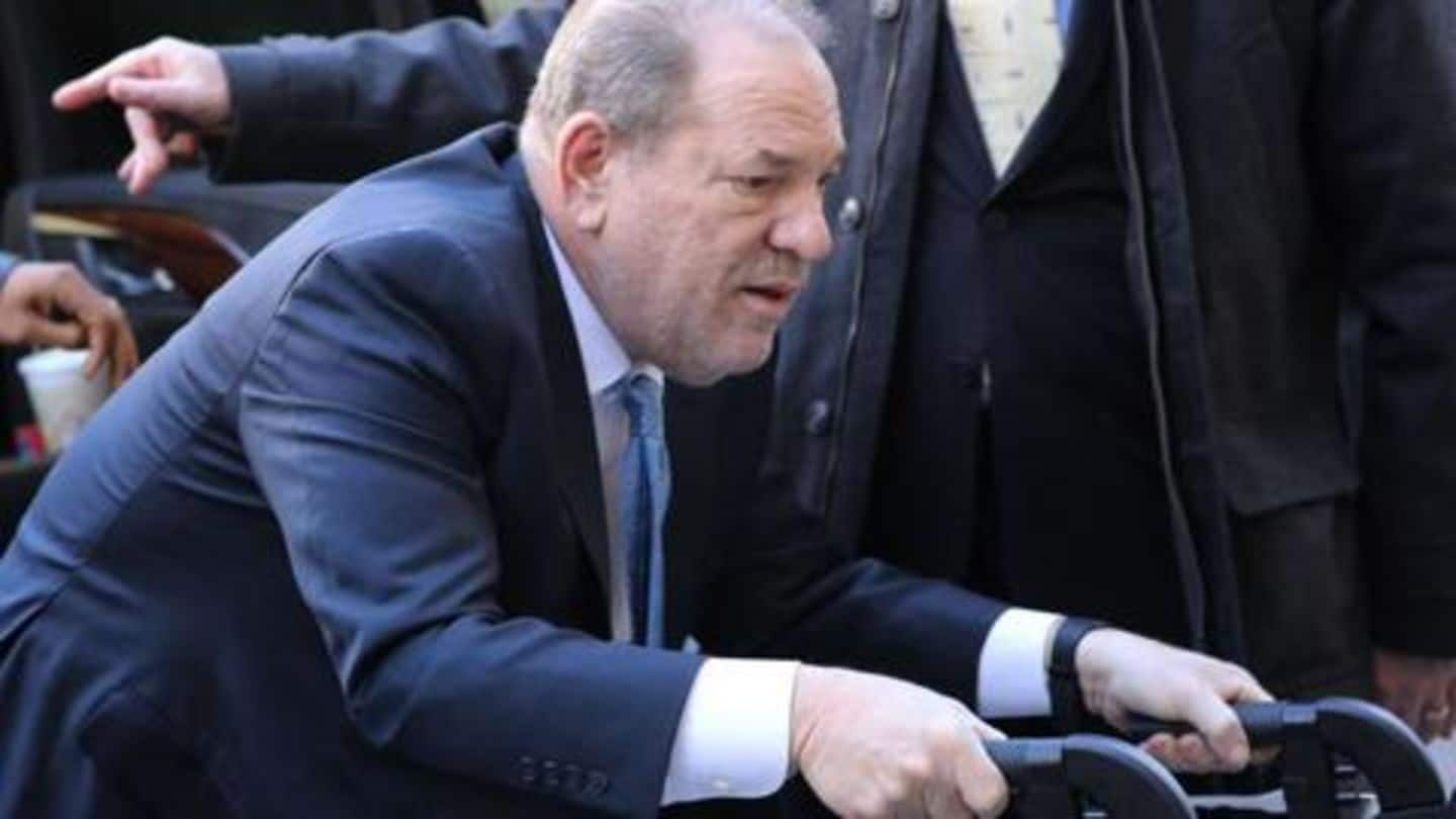 In prison, Harvey Weinstein tests positive for coronavirus