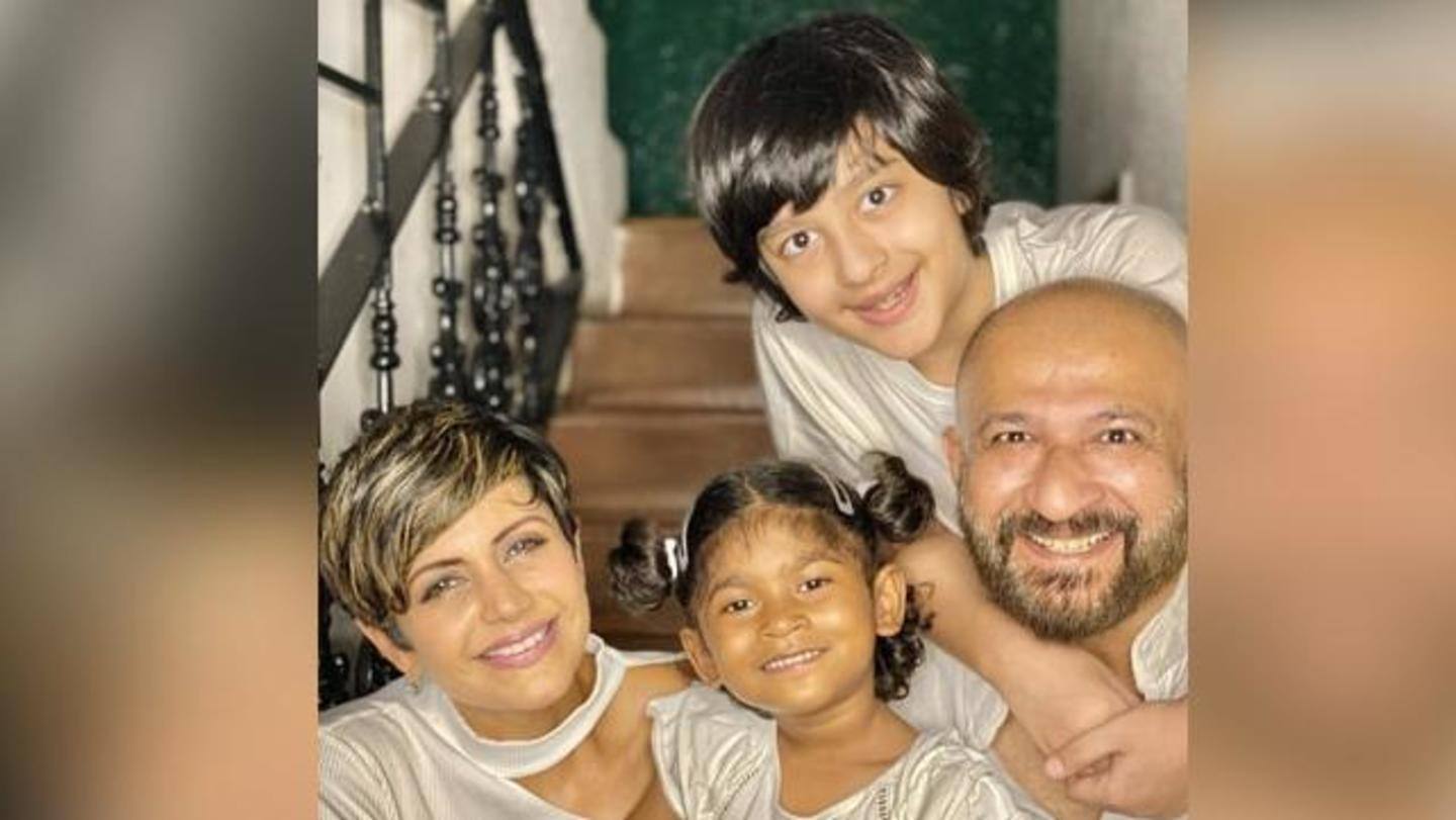 A blessing from above: Mandira Bedi adopts 4-year-old daughter
