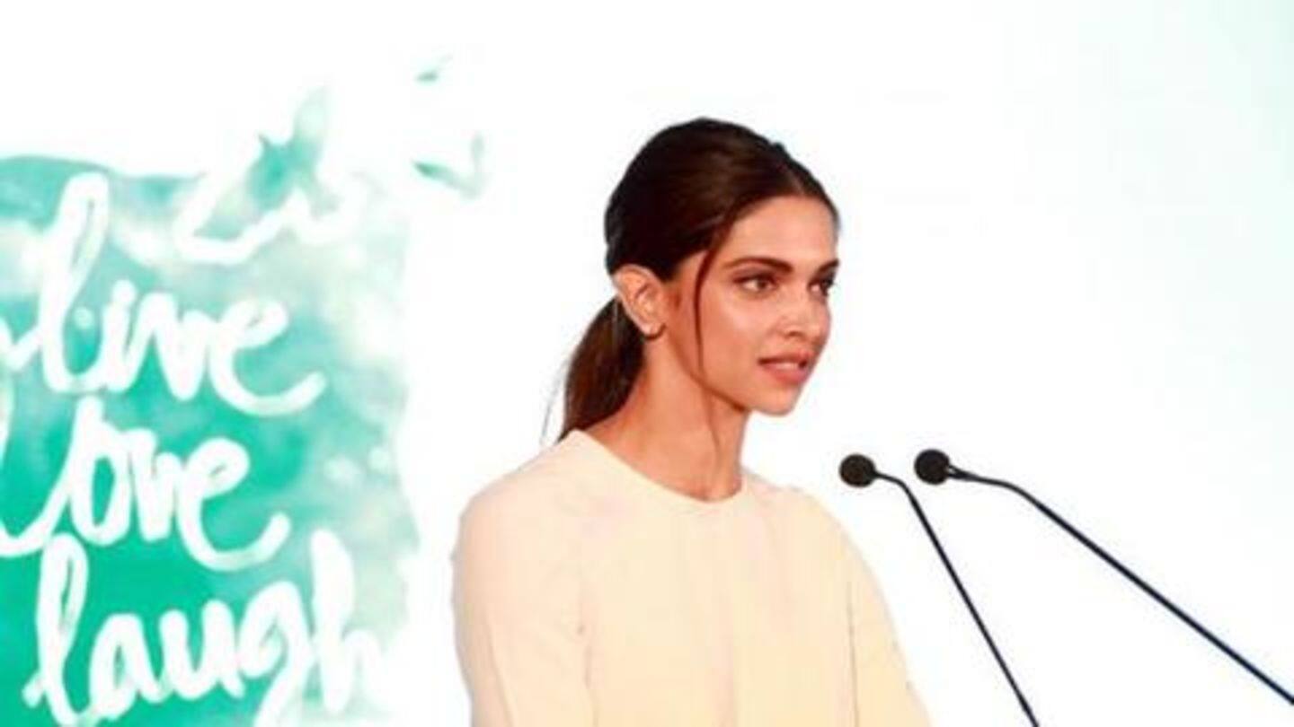 In 2015, Deepika founded the Live Love Laugh Foundation In 2015, Deepika founded the Live Love Laugh Foundation