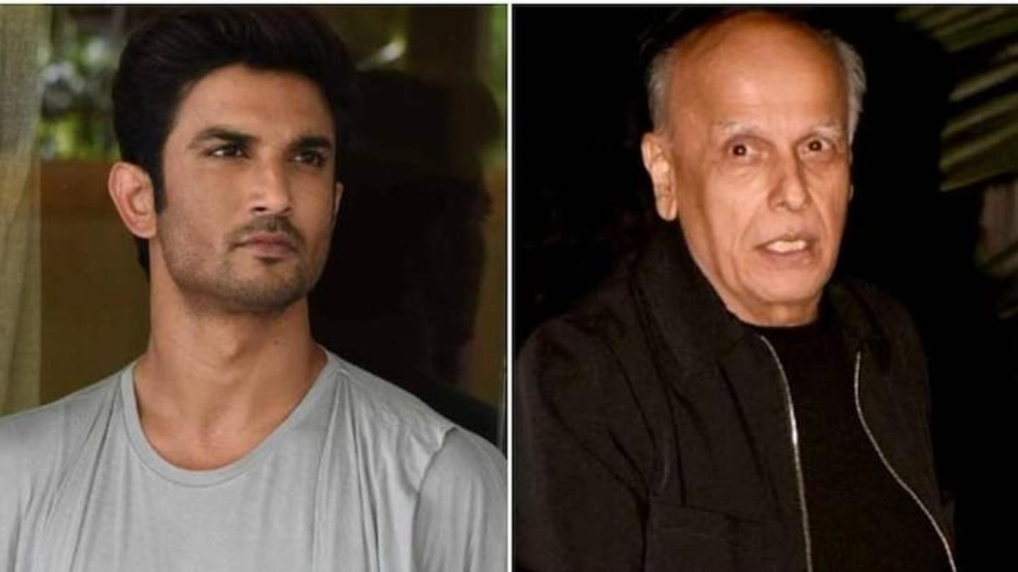 Sushant death case: Mahesh Bhatt to record statement Sushant death case: Mahesh Bhatt to record statement