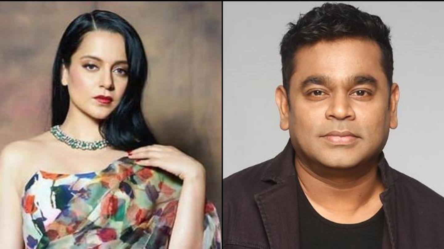 Kangana supports Rahman after he calls out Bollywood 'gangs'