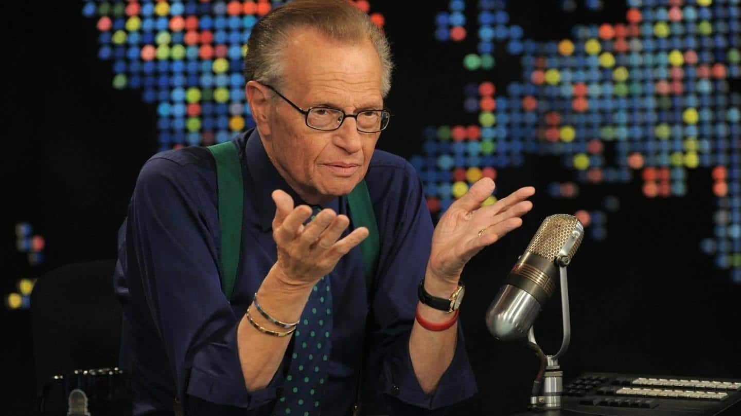 Larry King, veteran TV host, dies at age 87