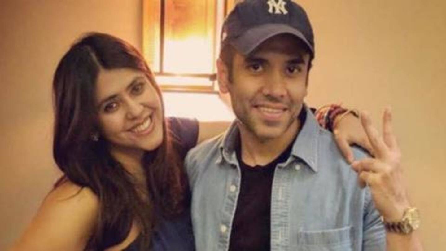 Ekta Kapoor and Tusshar Kapoor Ekta Kapoor and Tusshar Kapoor