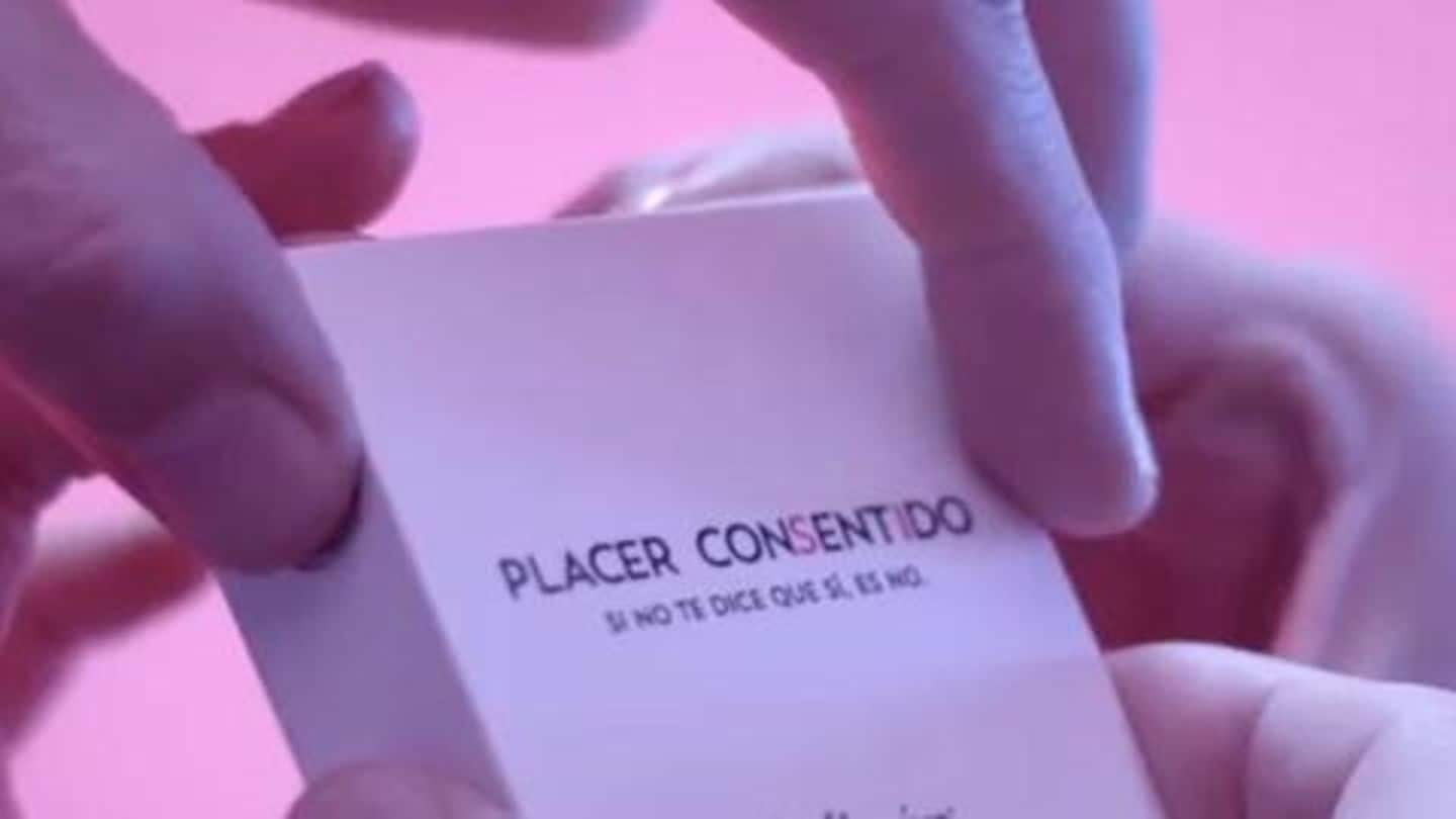 New 'consent condom' needs two people to unpack it