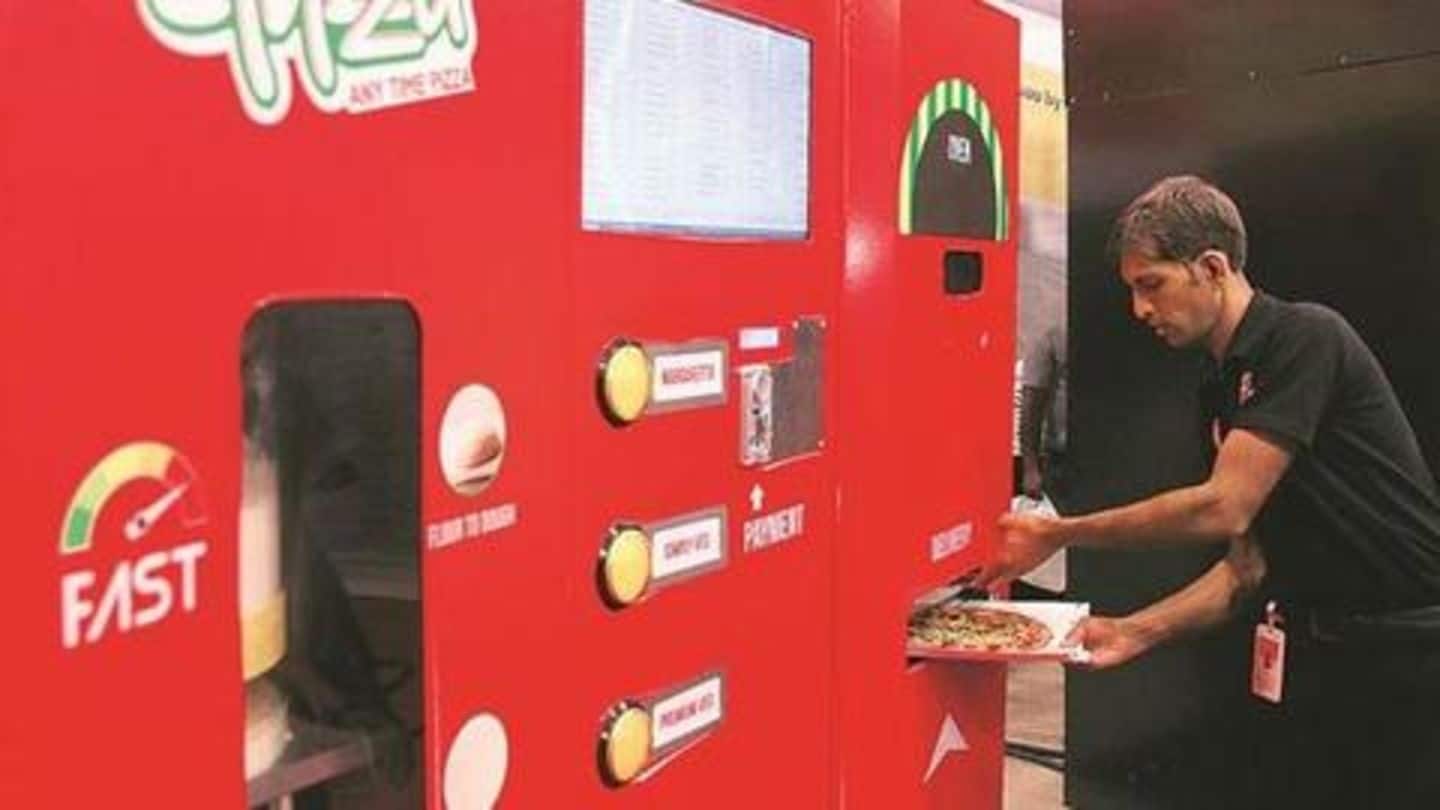 IRCTC installs first-ever Pizza Vending Machine at Mumbai railway station