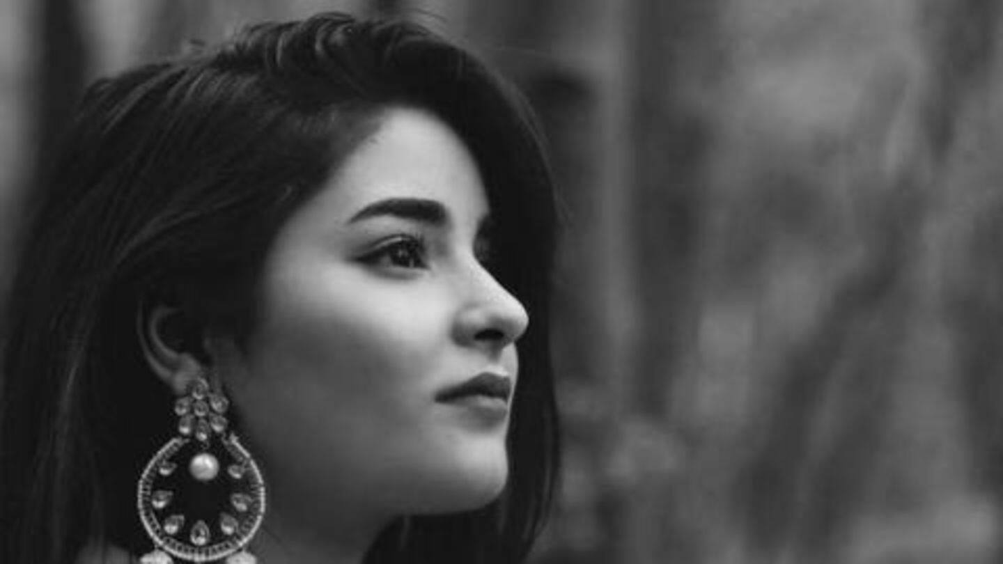 Zaira Wasim's goodbye to films Zaira Wasim's goodbye to films
