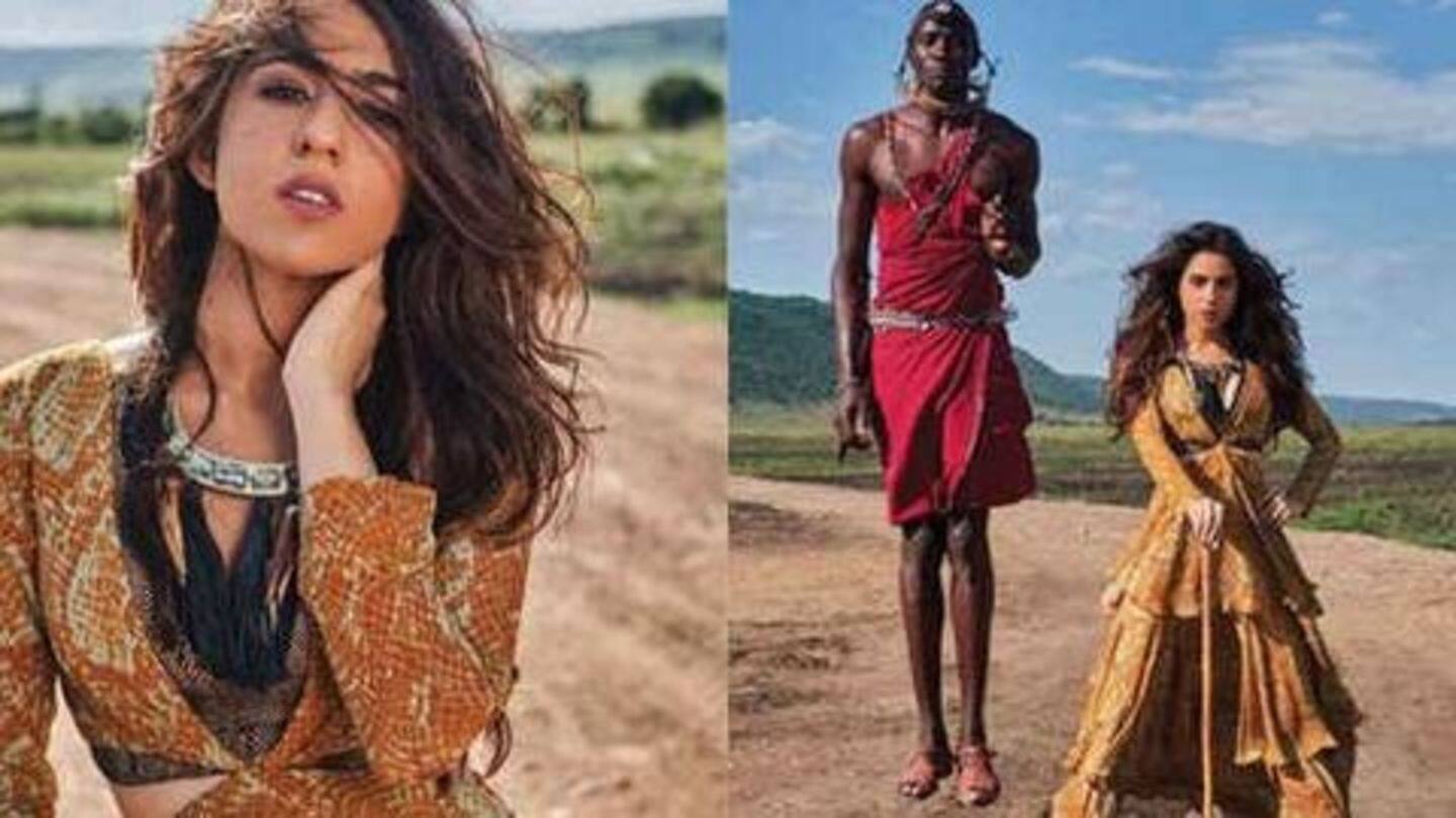 Sara was earlier criticized for a controversial photo shoot Sara was earlier criticized for a controversial photo shoot