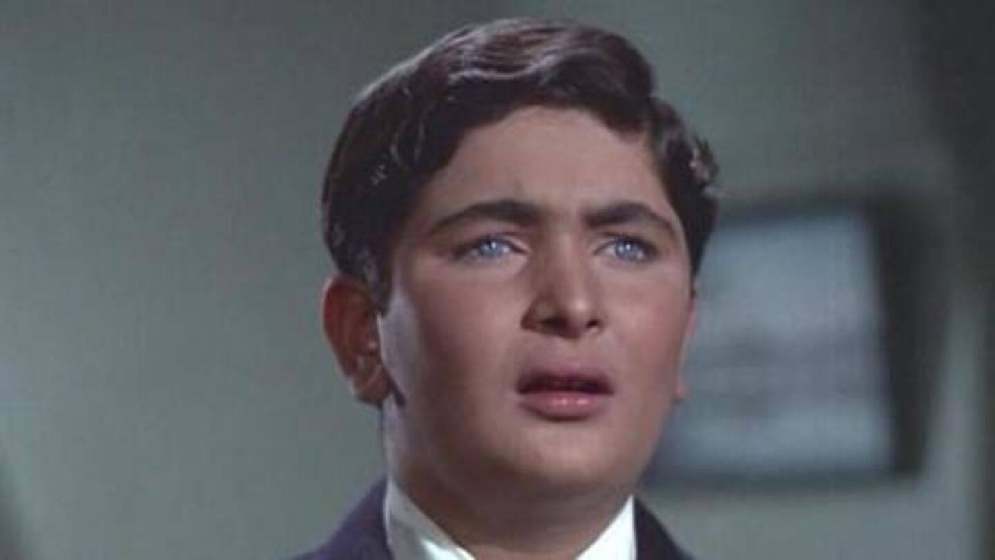 Rishi's first role was as a toddler in 'Shree 420' Rishi's first role was as a toddler in 'Shree 420'