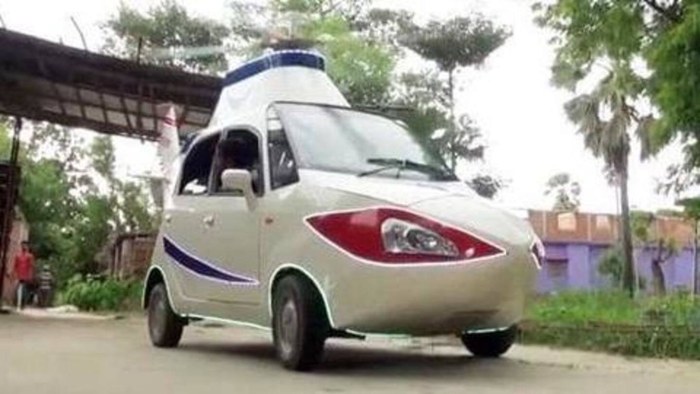 Prasad equipped the car with 'helicopter' features, customized interiors Prasad equipped the car with 'helicopter' features, customized interiors