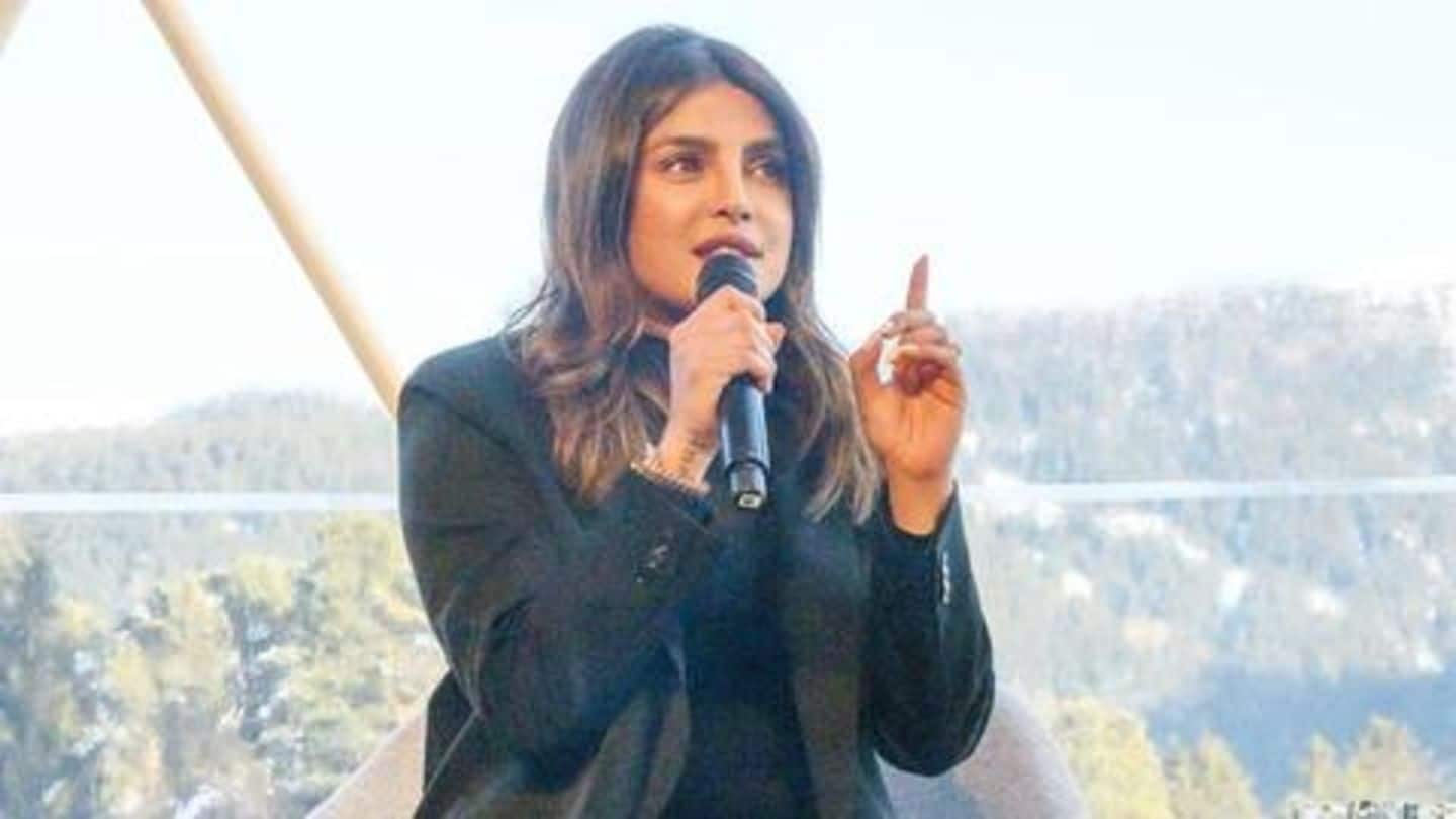 'A world where...': Priyanka Chopra speaks at World Economic Forum