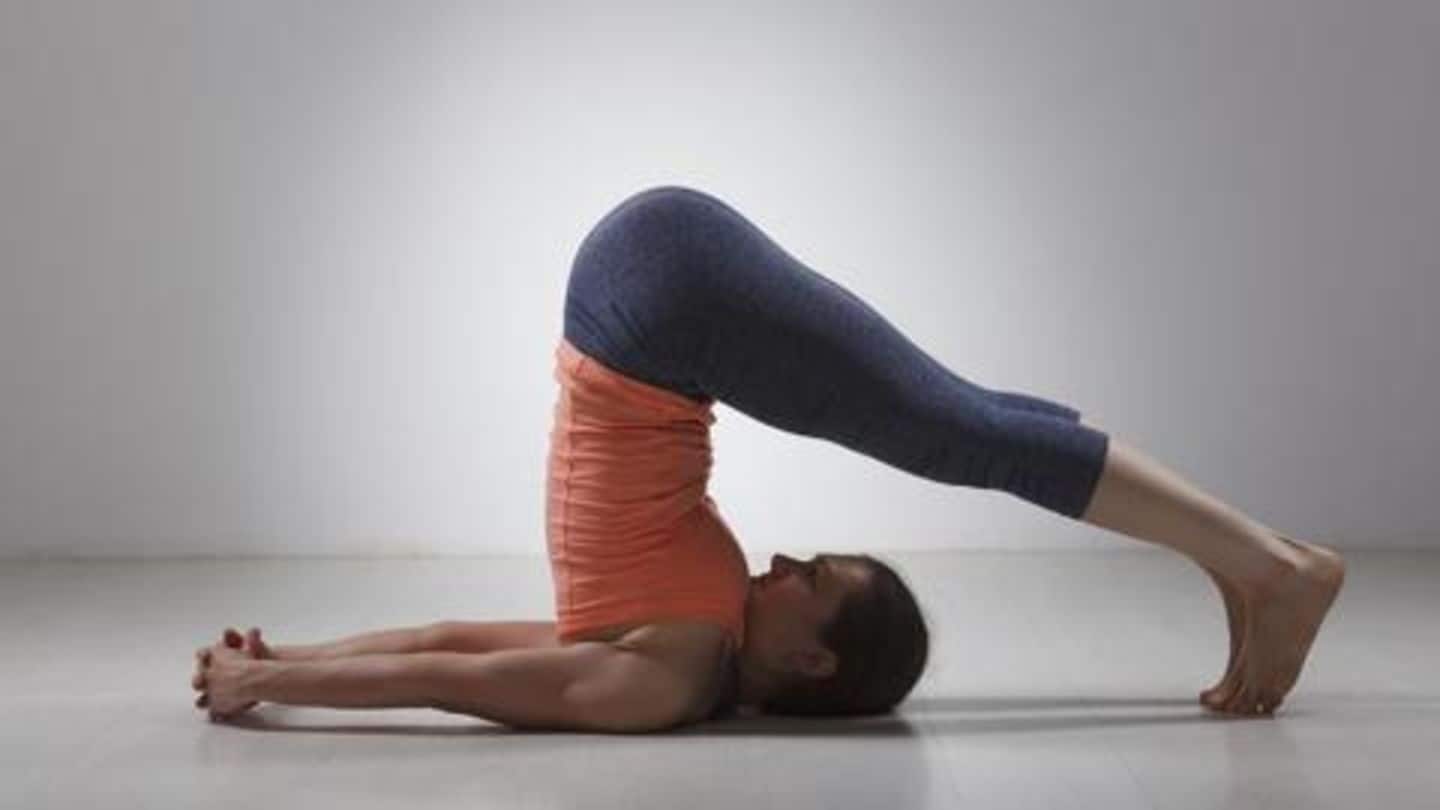 Plow pose: Think stronger back and shoulders Plow pose: Think stronger back and shoulders