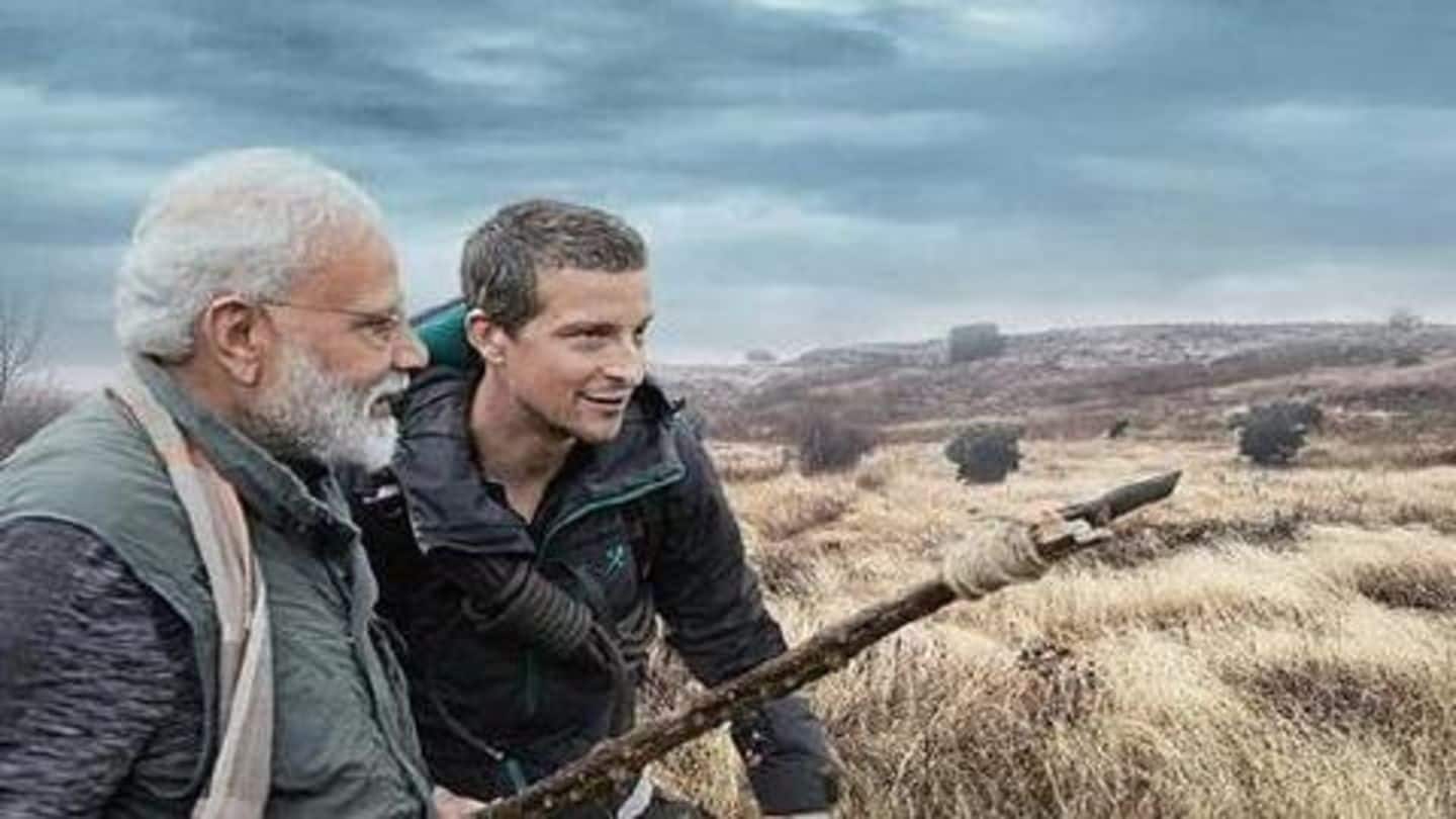 'Man vs. Wild' with PM Modi aired on August 12 'Man vs. Wild' with PM Modi aired on August 12