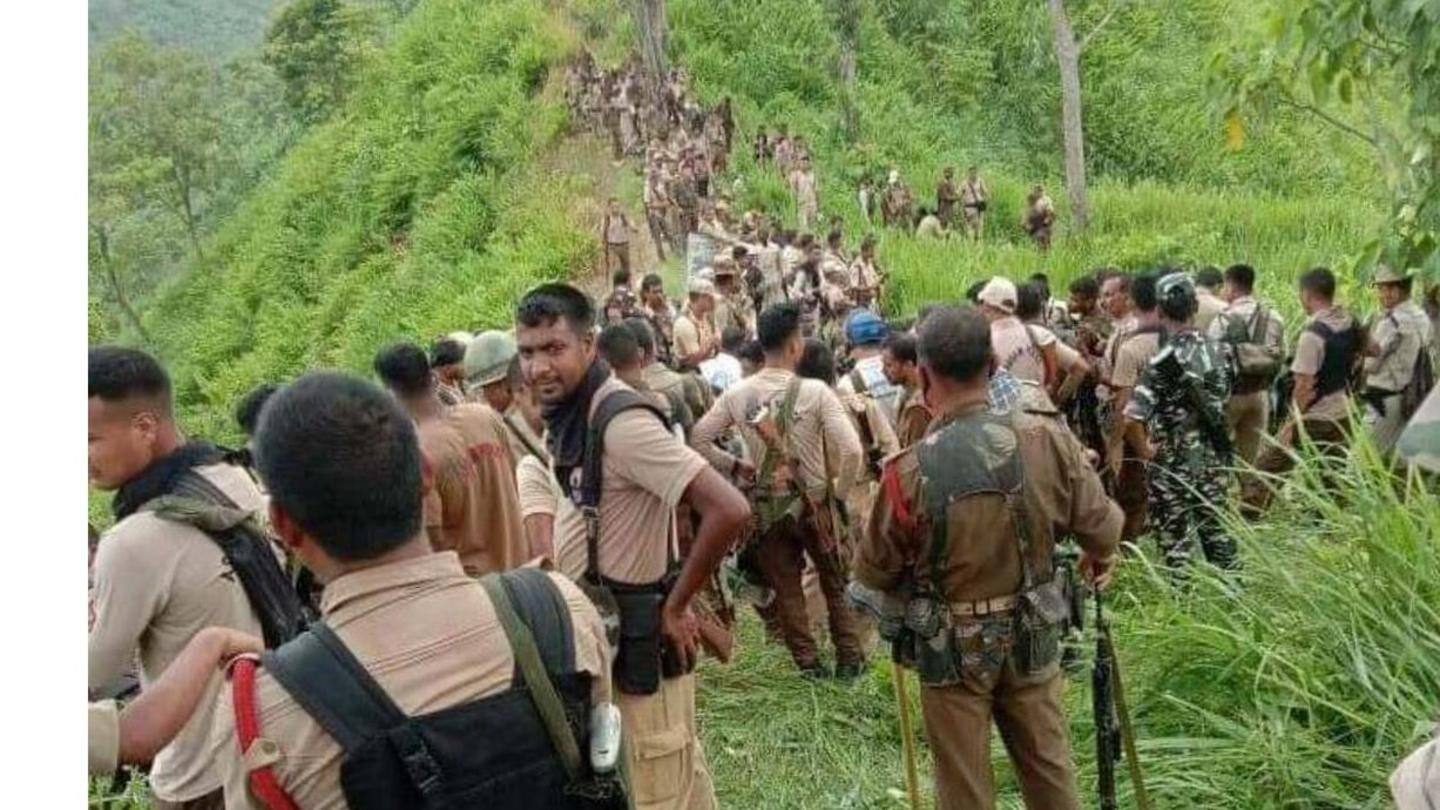 Assam Police claimed miscreants from Mizoram indulging in stone-pelting Assam Police claimed miscreants from Mizoram indulging in stone-pelting