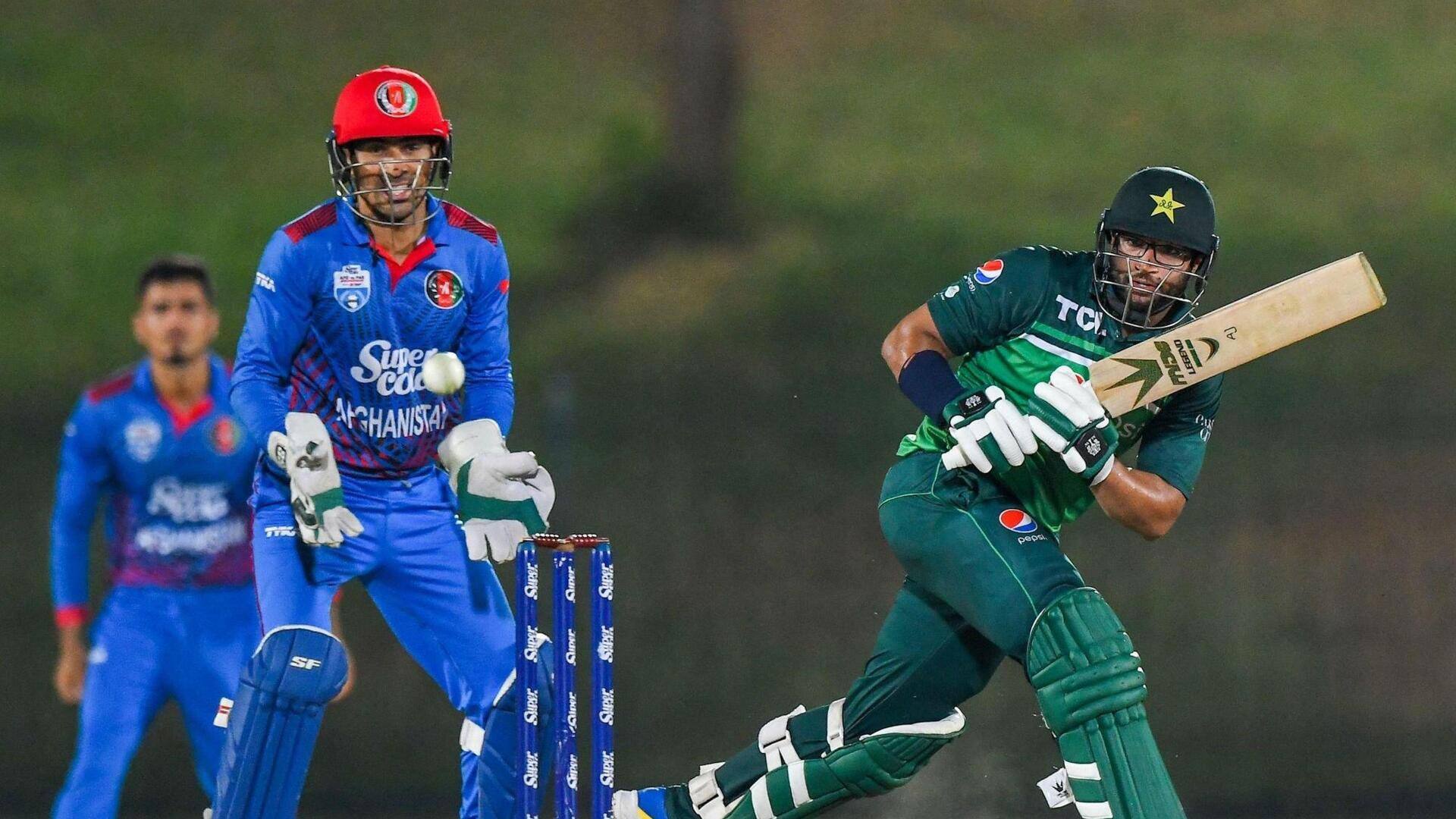 Pakistan edge past Afghanistan in 2nd ODI, seal series: Stats