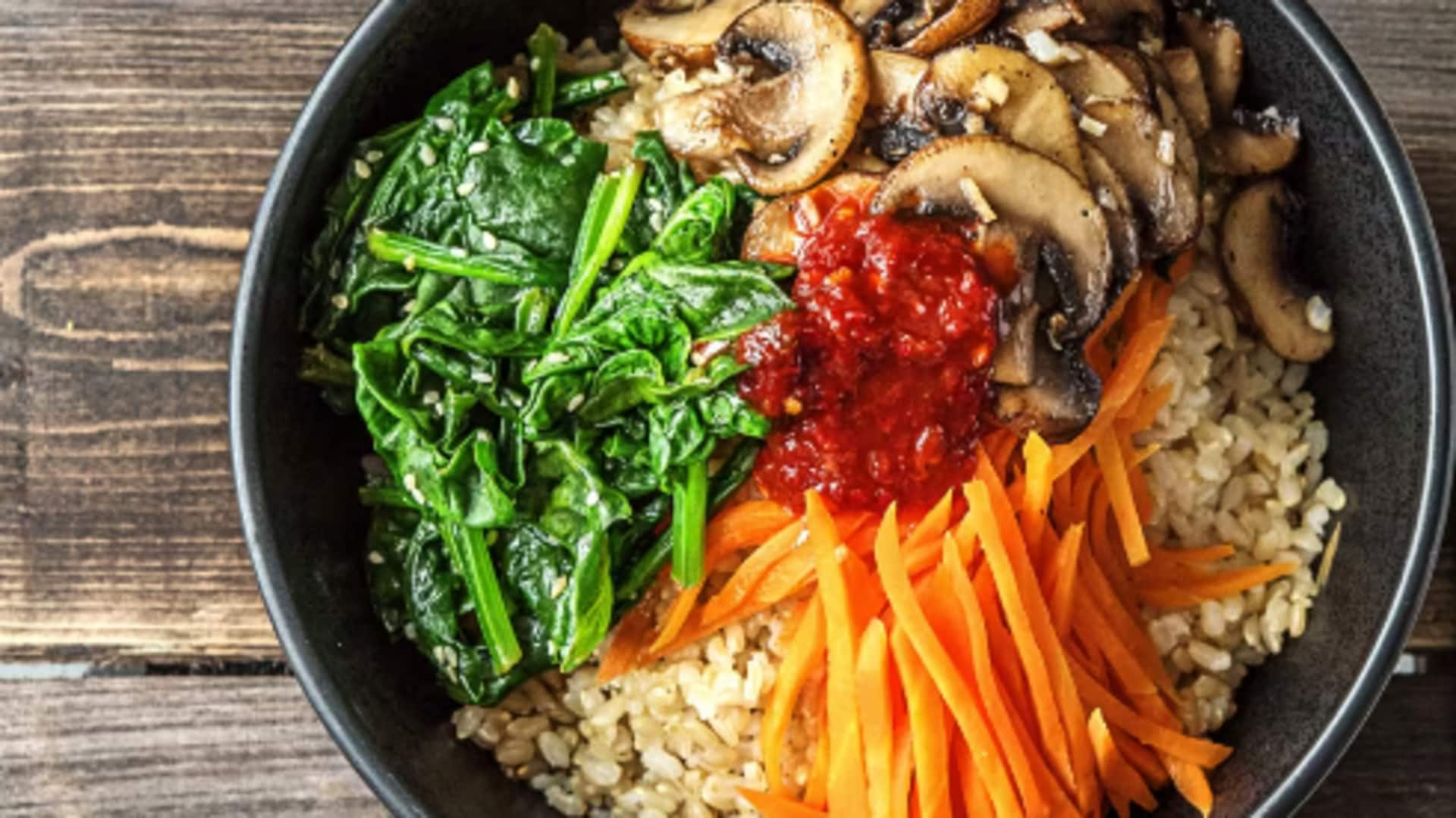 Refer to this Korean vegan bibimbap bowl recipe