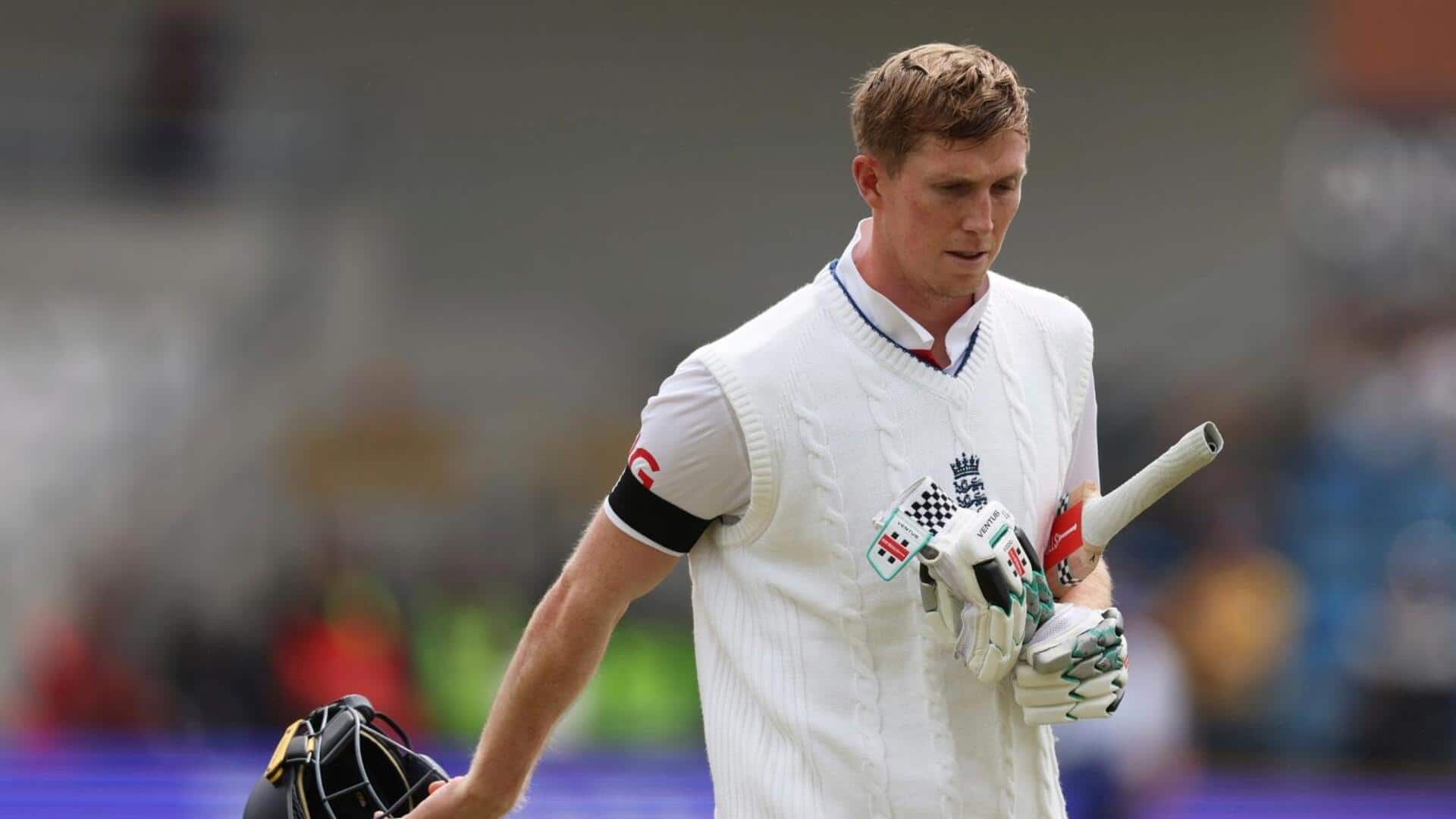 Zak Crawley becomes third England batter with 3,000 WTC runs Zak Crawley becomes third England batter with 3,000 WTC runs