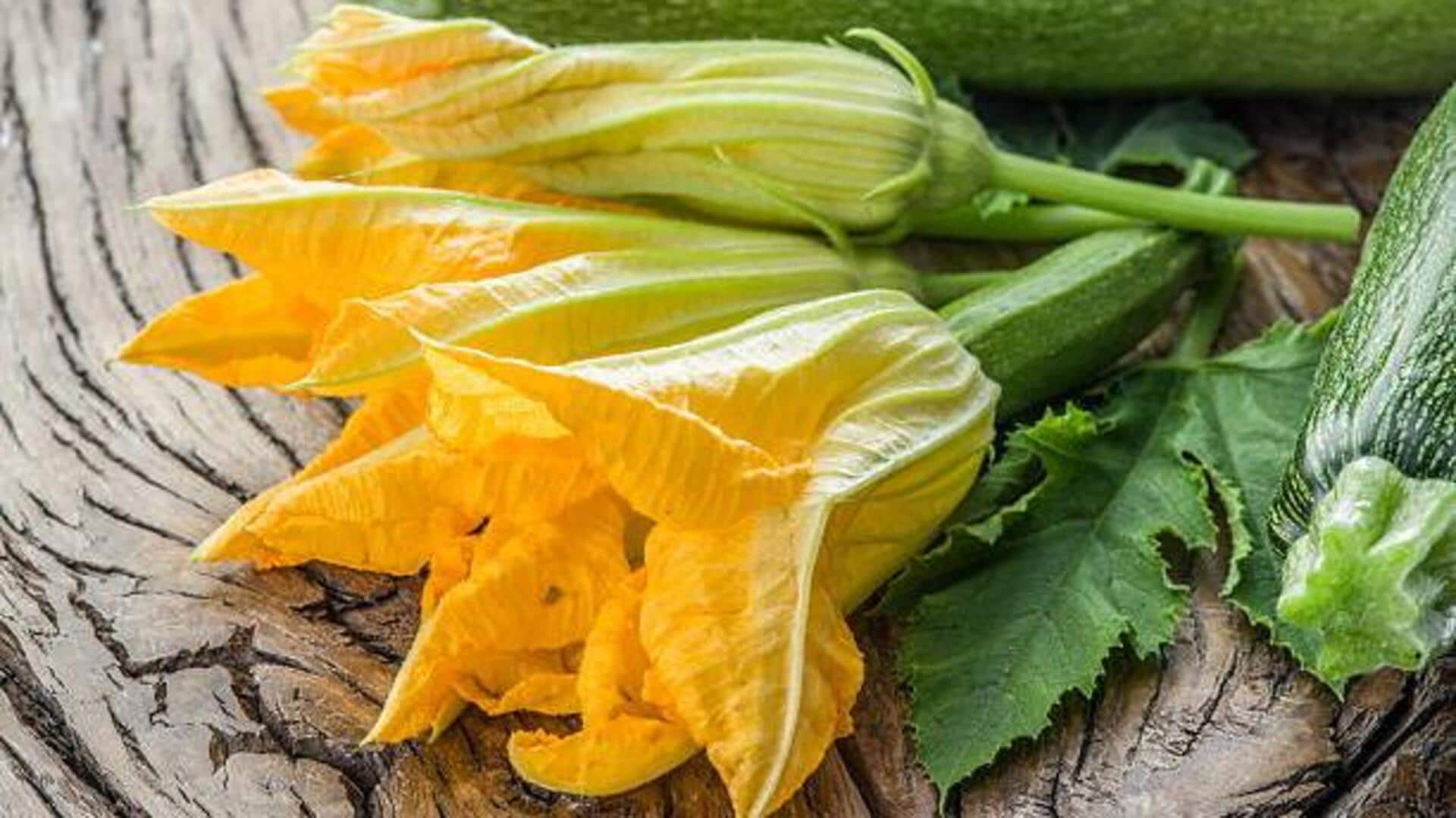 Try these recipes featuring zucchini flowers