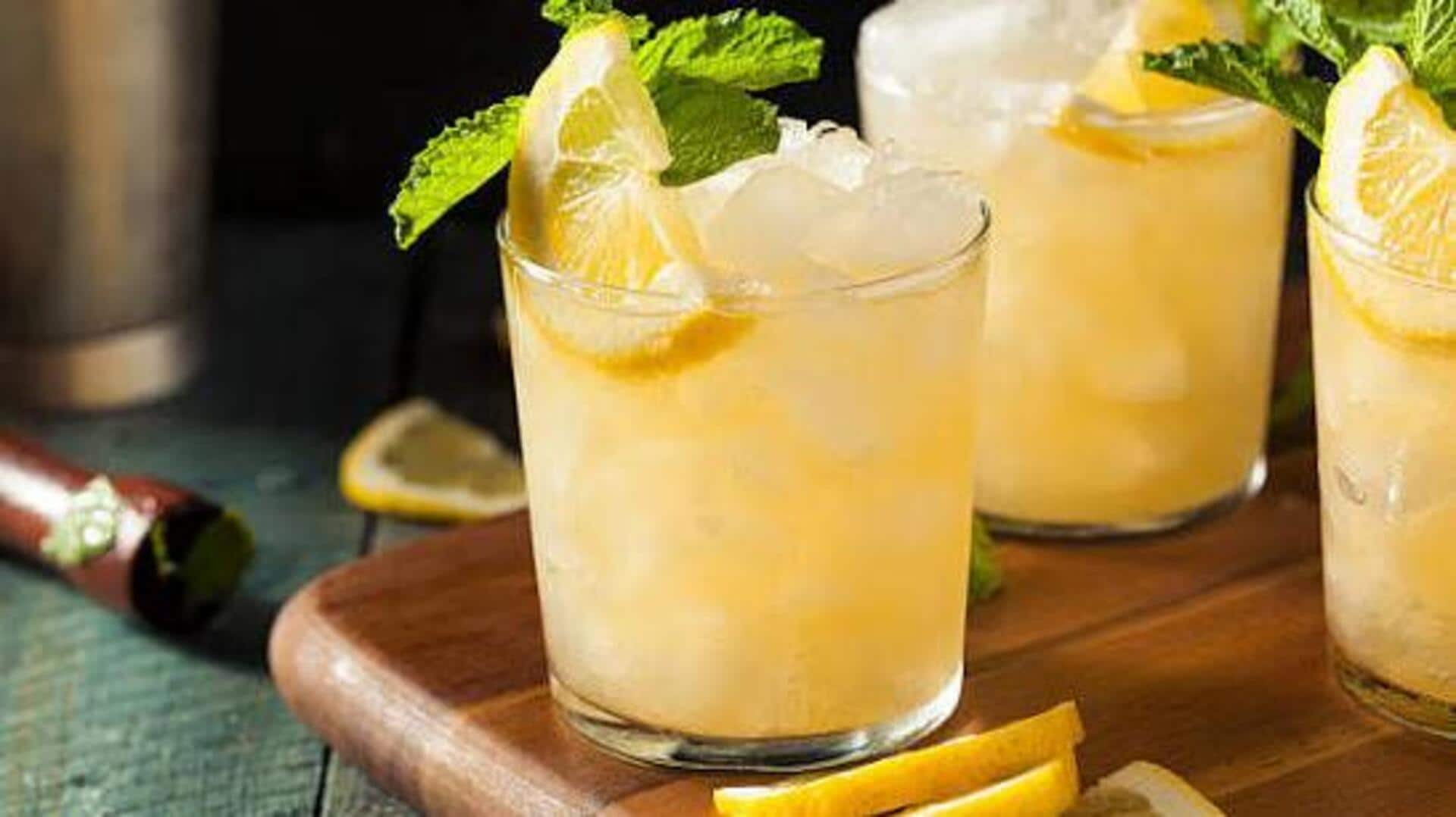 These lemon-based drinks are super refreshing 