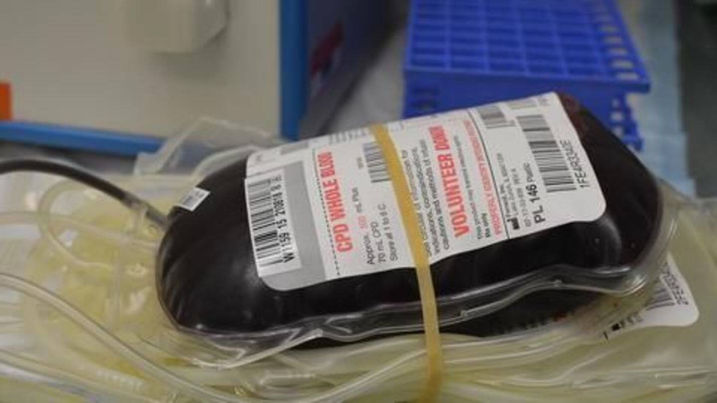 6,00,000 litres of blood discarded in 5 years in India