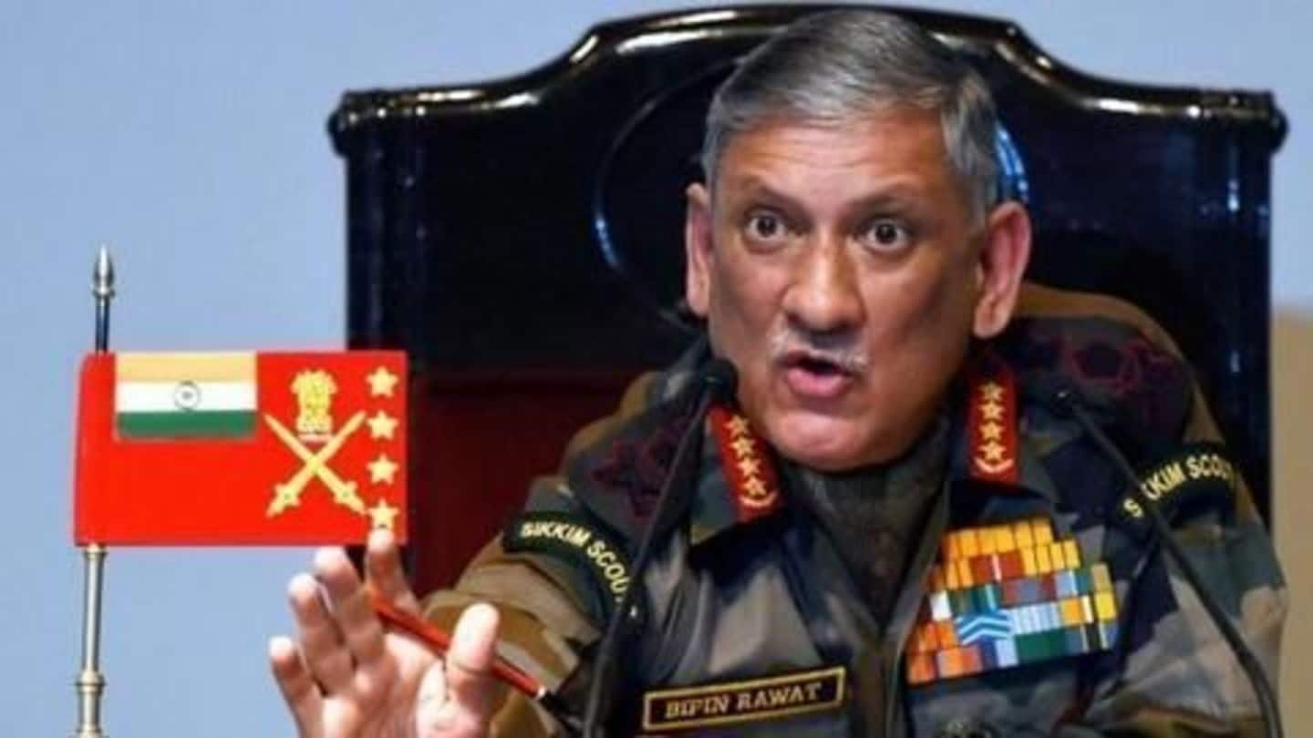 Army Chief Bipin Rawat defends human shield idea