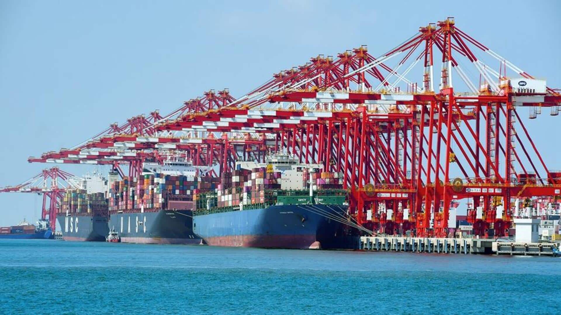 China's international trade fell 6.2% in September