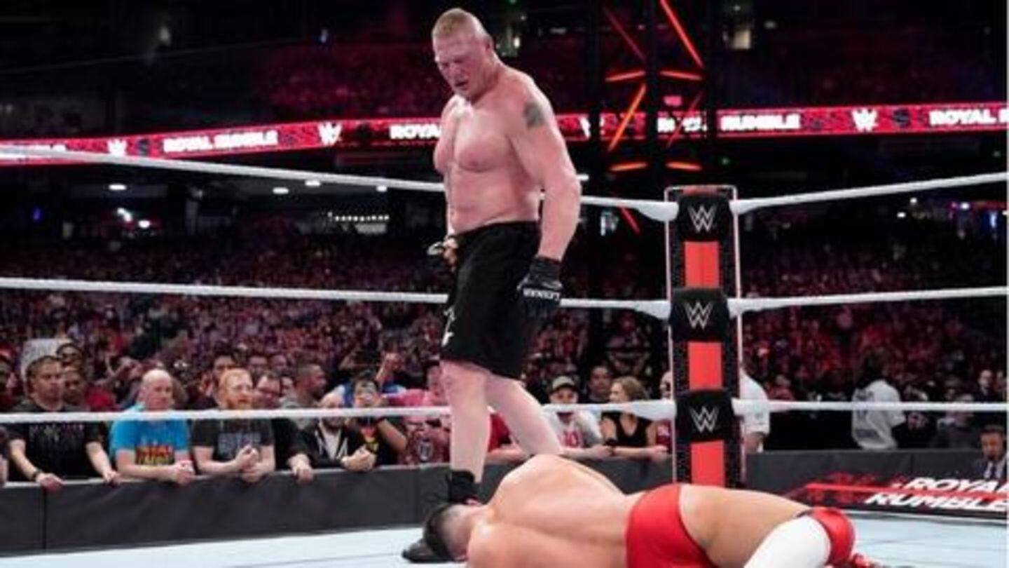 Brock Lesnar and Finn Balor clashed for the Universal Championship Brock Lesnar and Finn Balor clashed for the Universal Championship
